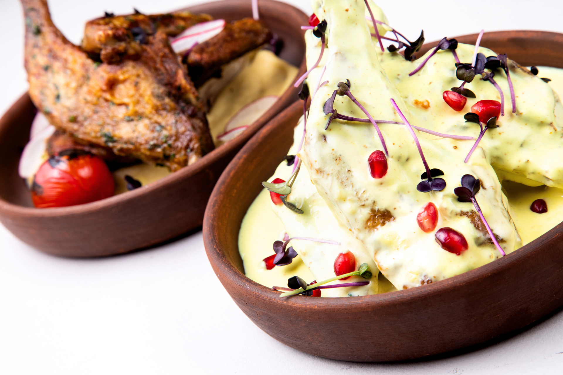 Afghan Tandoori Lamb Chops with Citrus Yogurt Drizzle