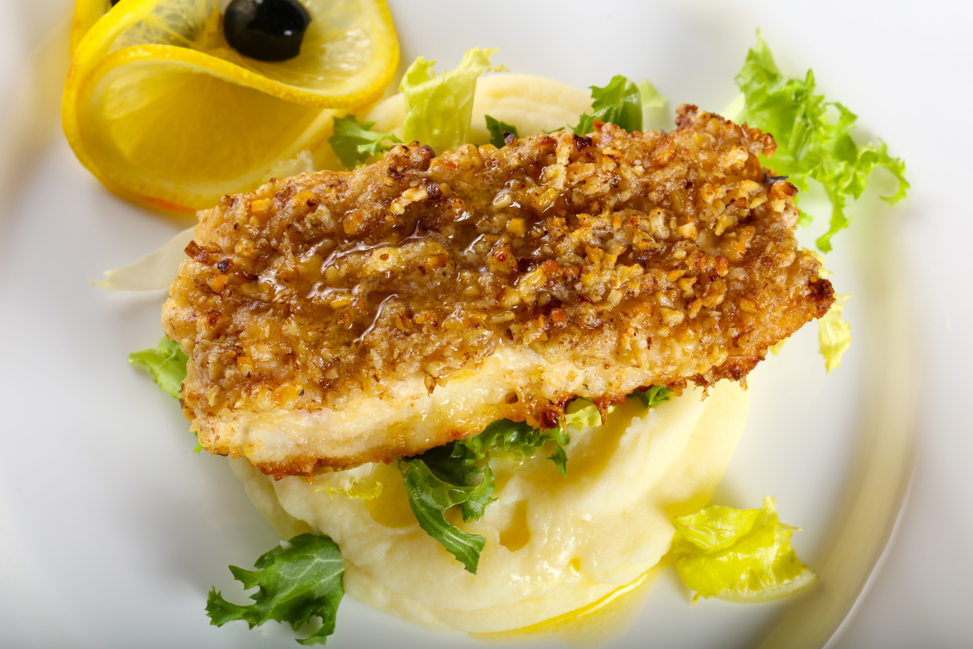 Almond-Crusted French Sole Meunière with Lemon Butter Sauce