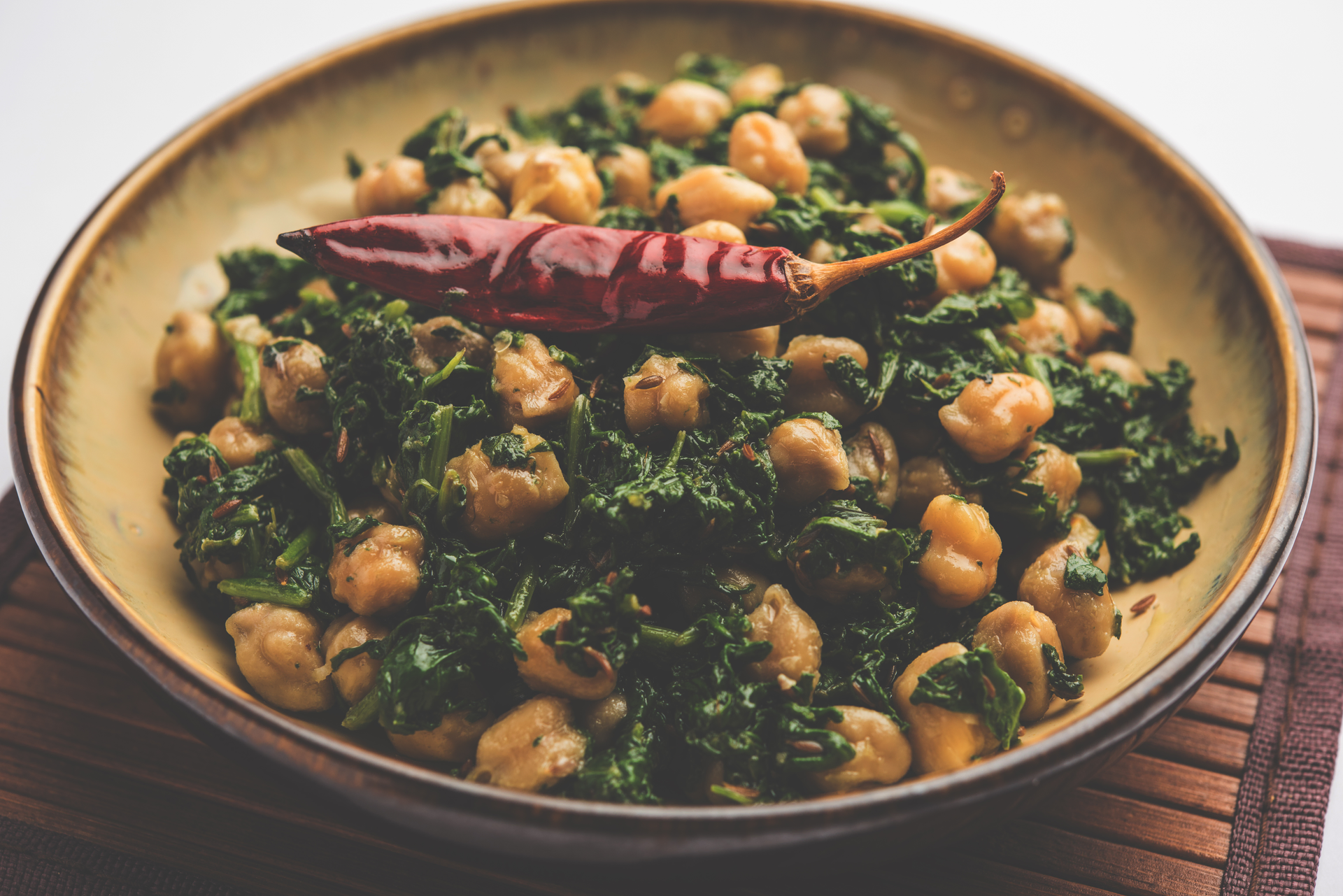 Andalusian Chickpea Spinach Stew with Paprika
