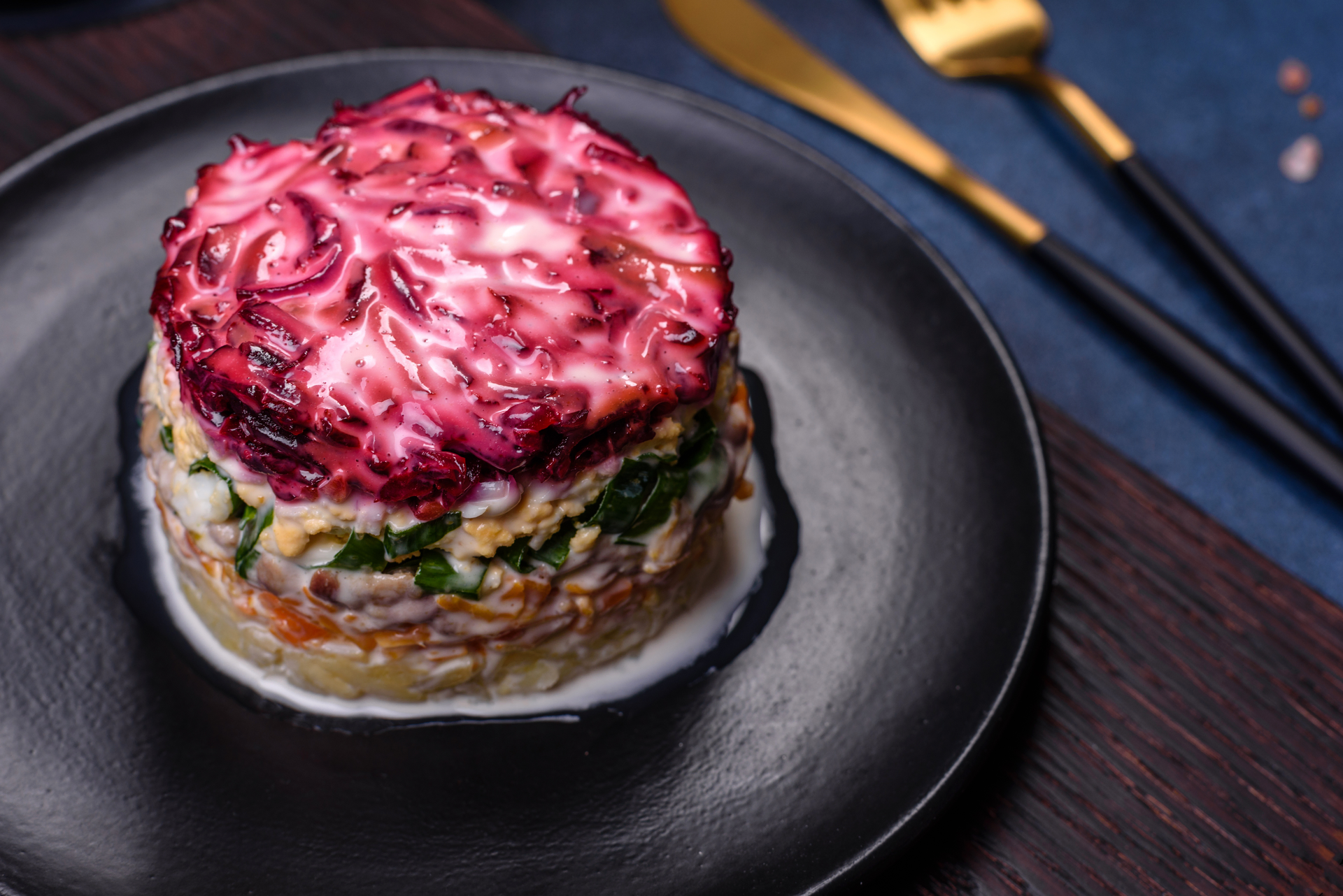 Arctic Char Tartar with Dill Crème Fraîche and Pickled Red Onion