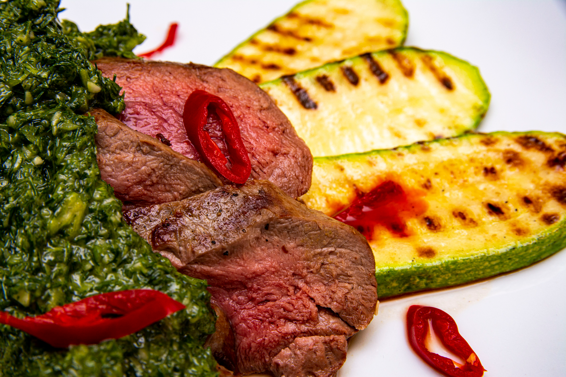 Argentine Chimichurri Steak with Roasted Vegetables