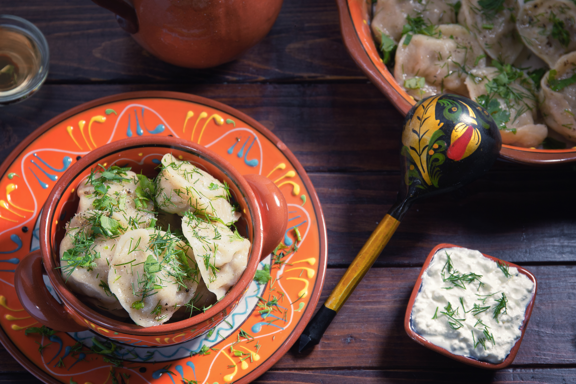Aromatic Afghan Ashak Dumplings with Garlic Yogurt Sauce