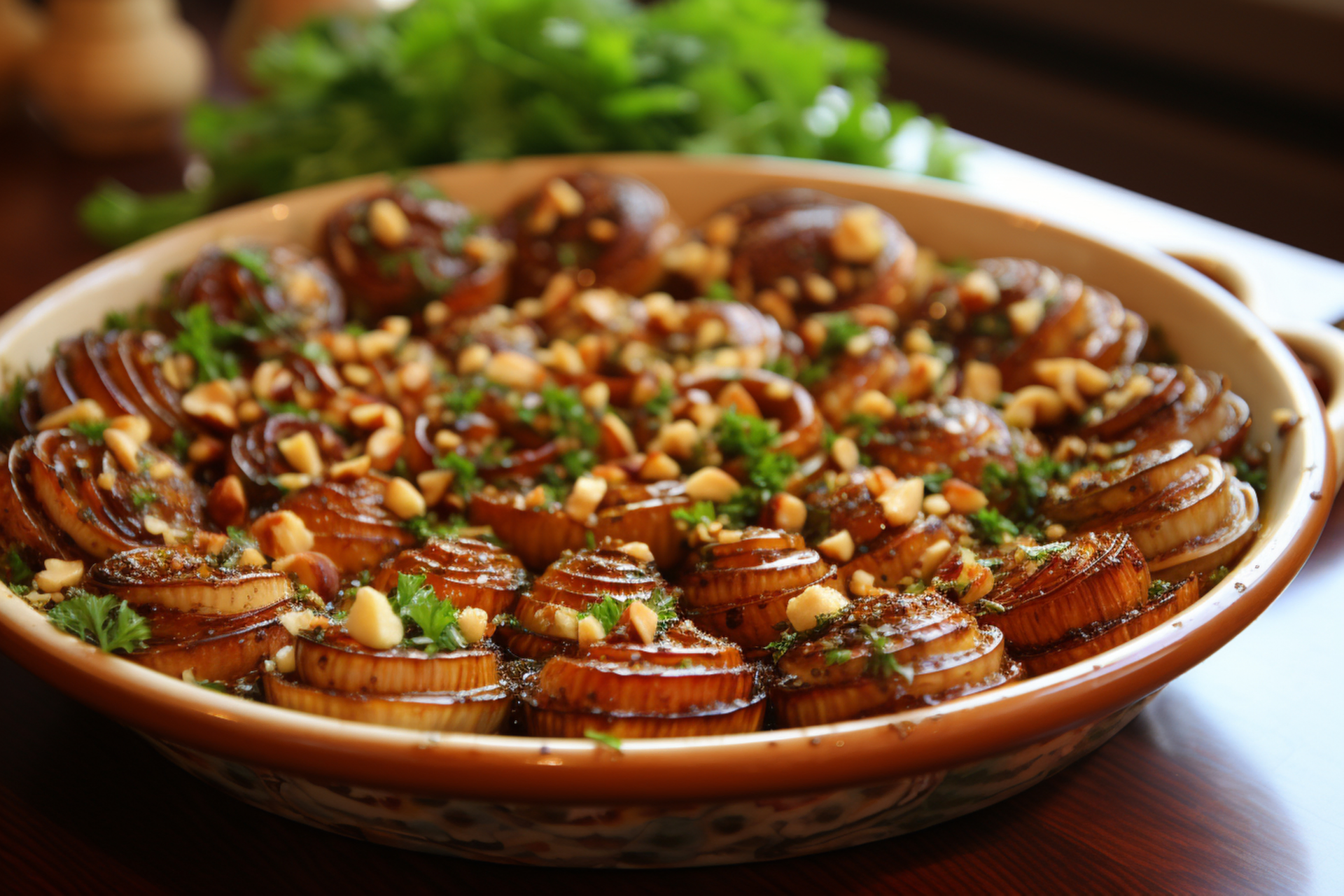 Aromatic Egyptian Ful Medames with Sautéed Mushrooms