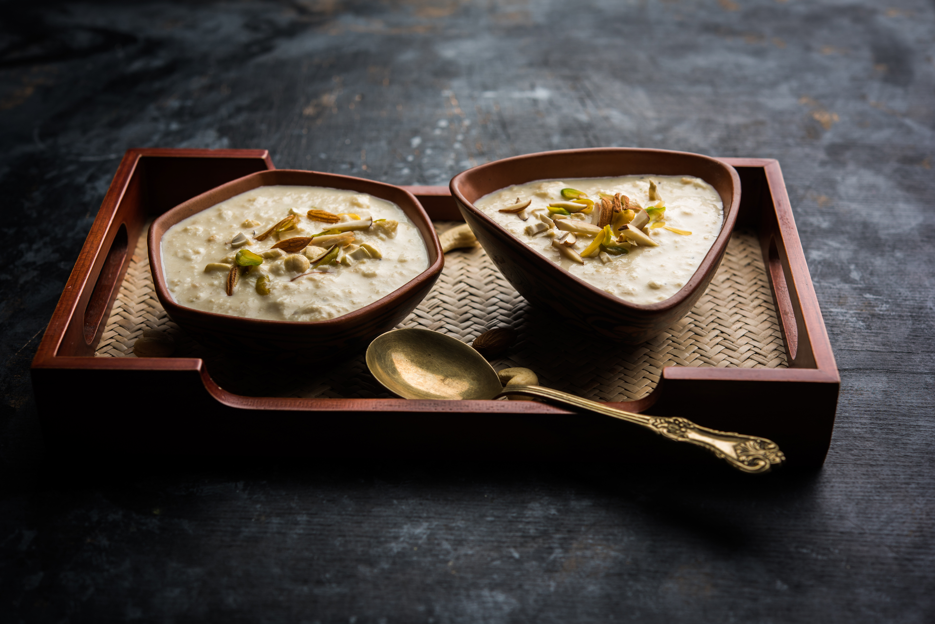 Aromatic Indian Cardamom Phirni with Saffron Threads