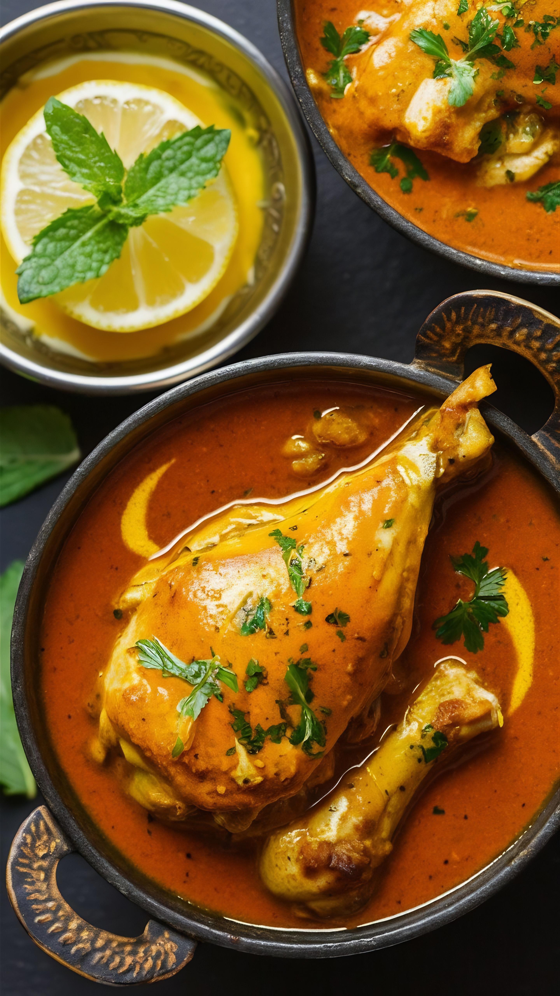 Aromatic Indian Malabar Ghee Roast Chicken