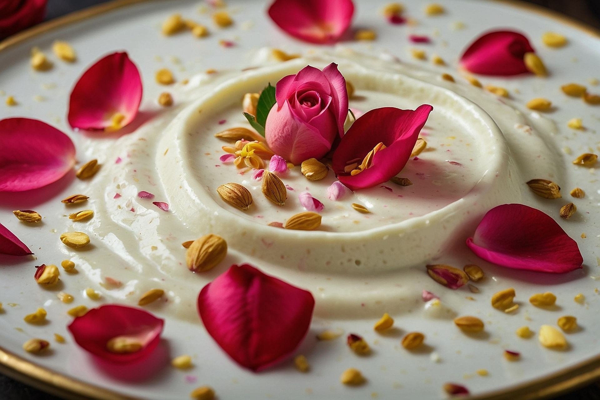 Aromatic Lebanese Rose Petal Lamb with Mint Yogurt Drizzle