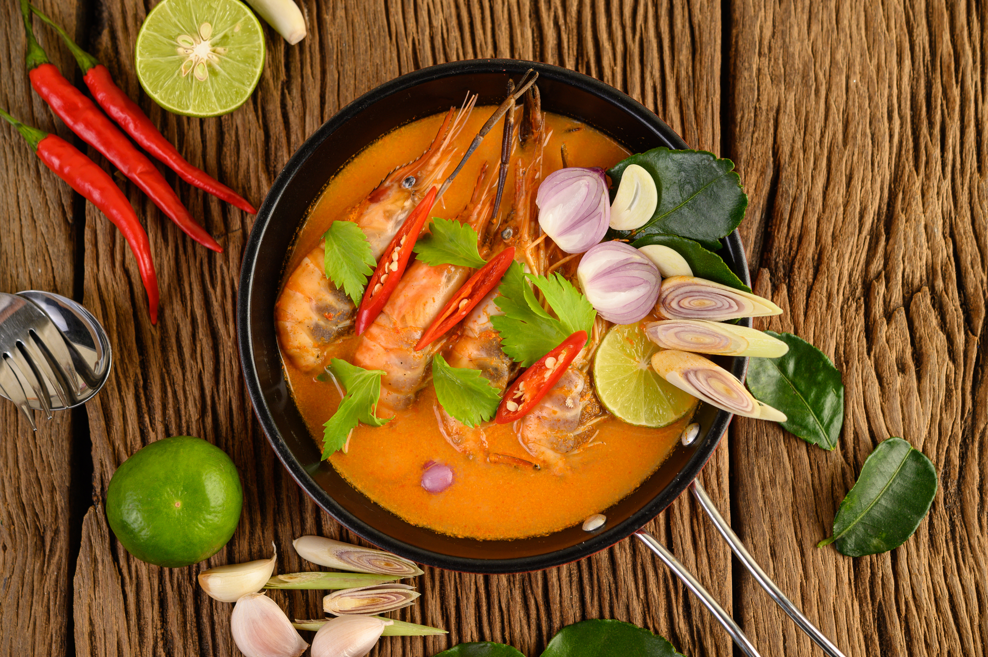 Aromatic Malaysian Prawn Sambal with Kaffir Lime
