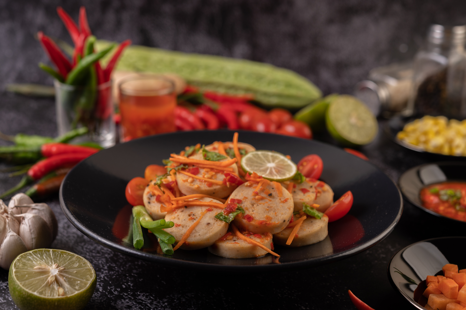 Aromatic Malaysian Prawn Sambal with Kaffir Lime