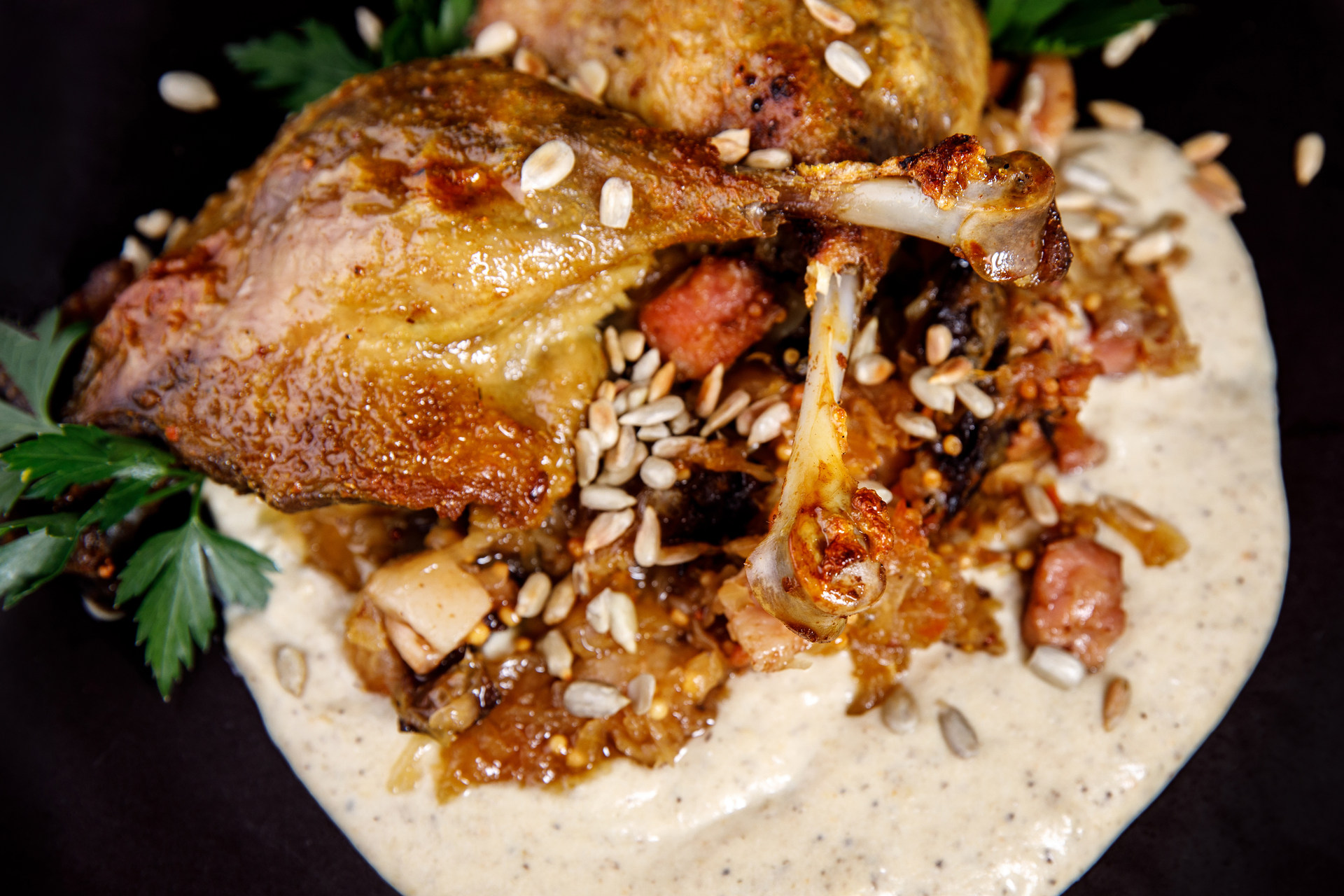 Aromatic Moroccan Ras El Hanout Chicken with Honey and Almonds