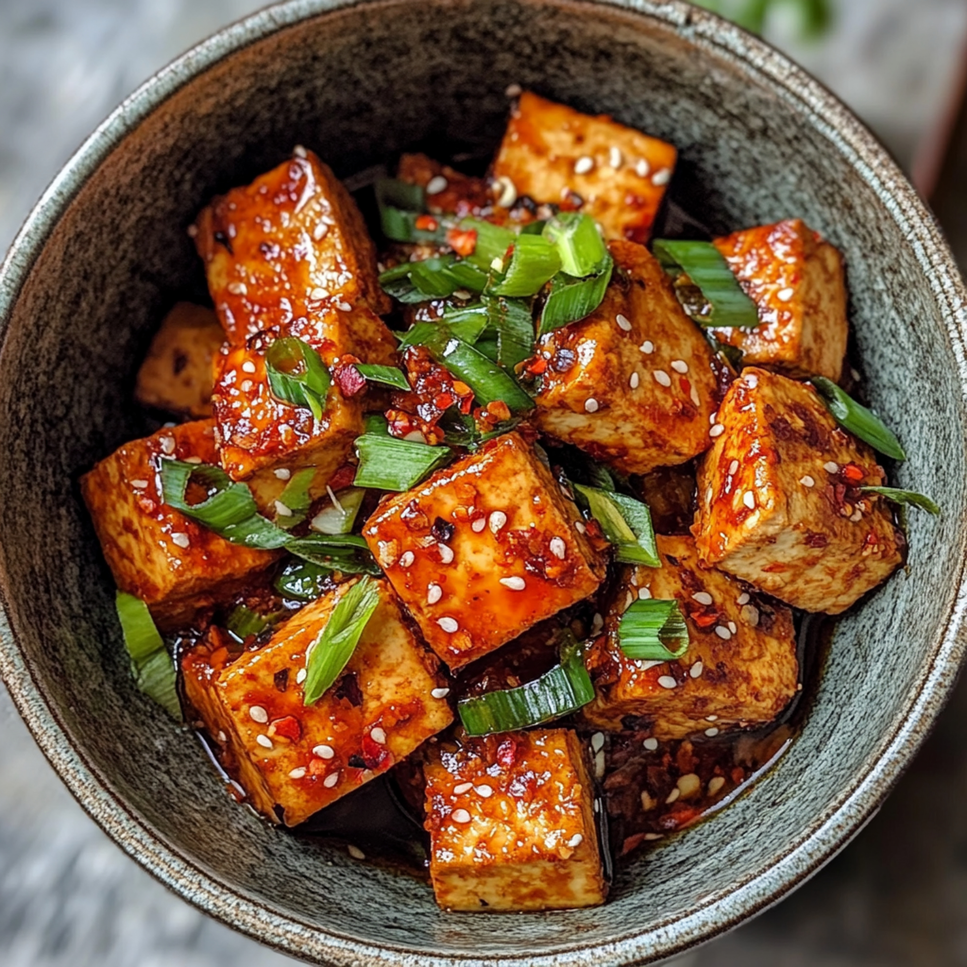 Aromatic Szechuan Mapo Tofu with Numbing Peppercorns