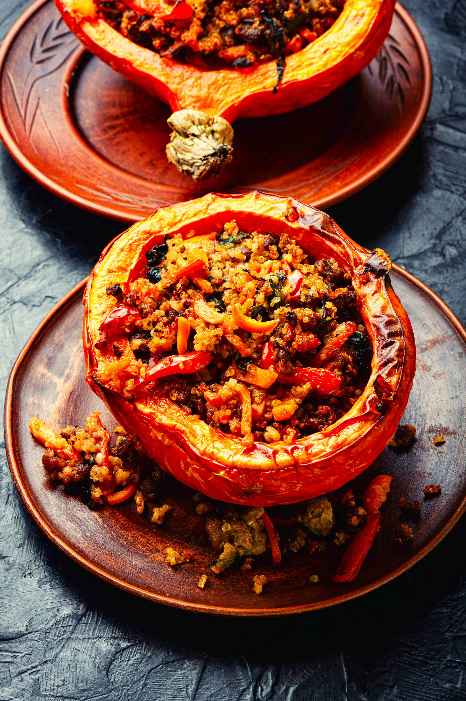 Aromatic Turkish Biber Dolması with Spiced Rice and Pine Nuts