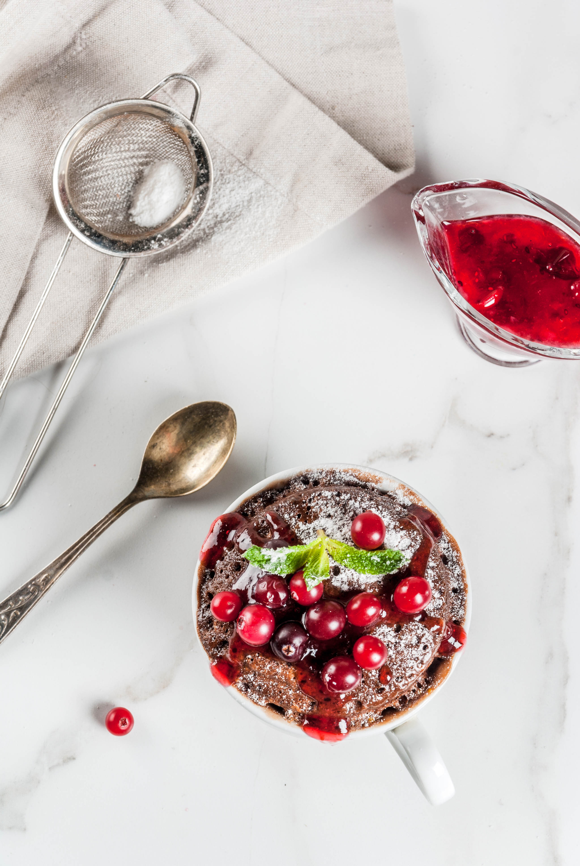 Baltic Dark Rye Breakfast Skyr with Lingonberries