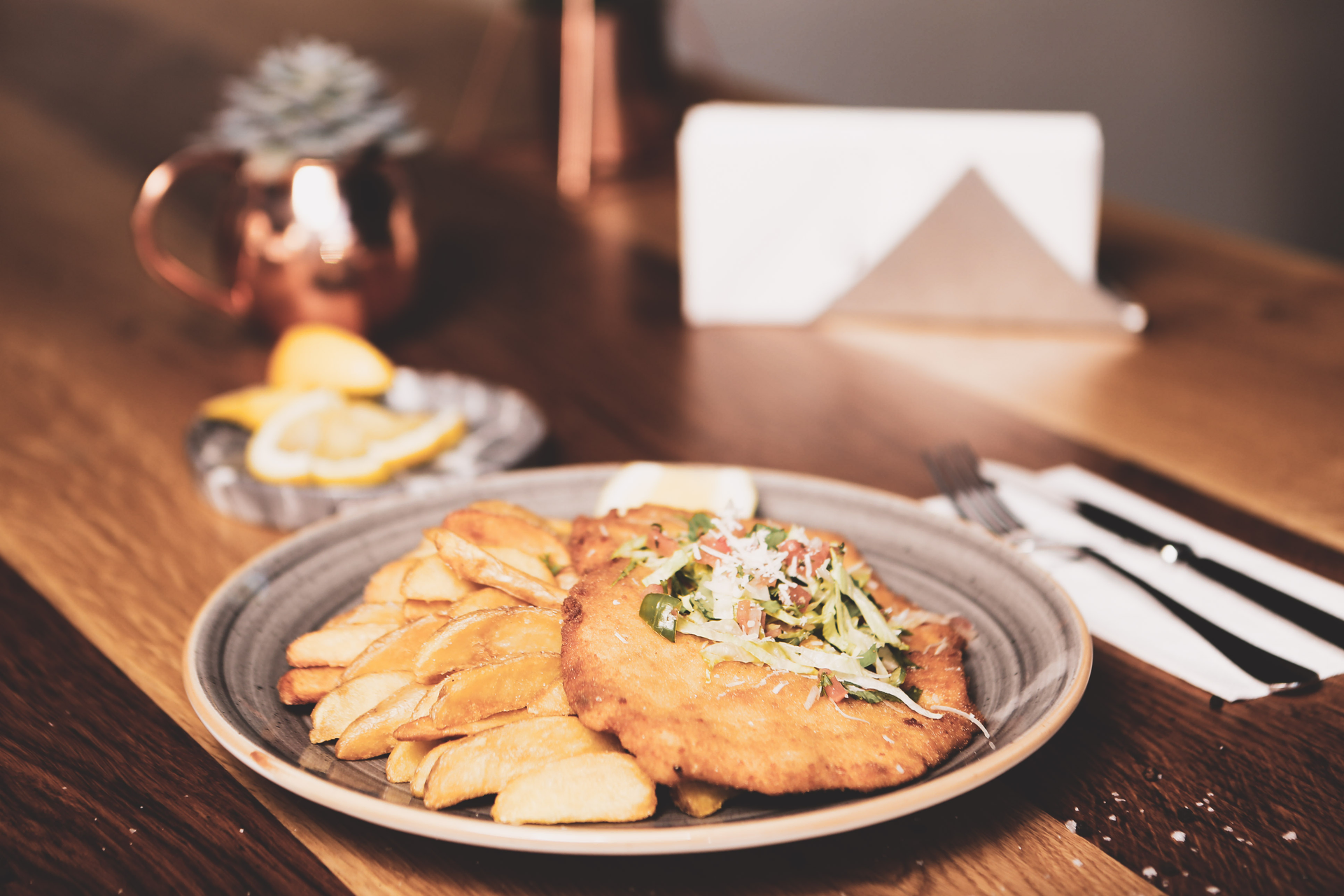 Bavarian Pretzel-Crusted Pork Schnitzel with Mustard Aioli