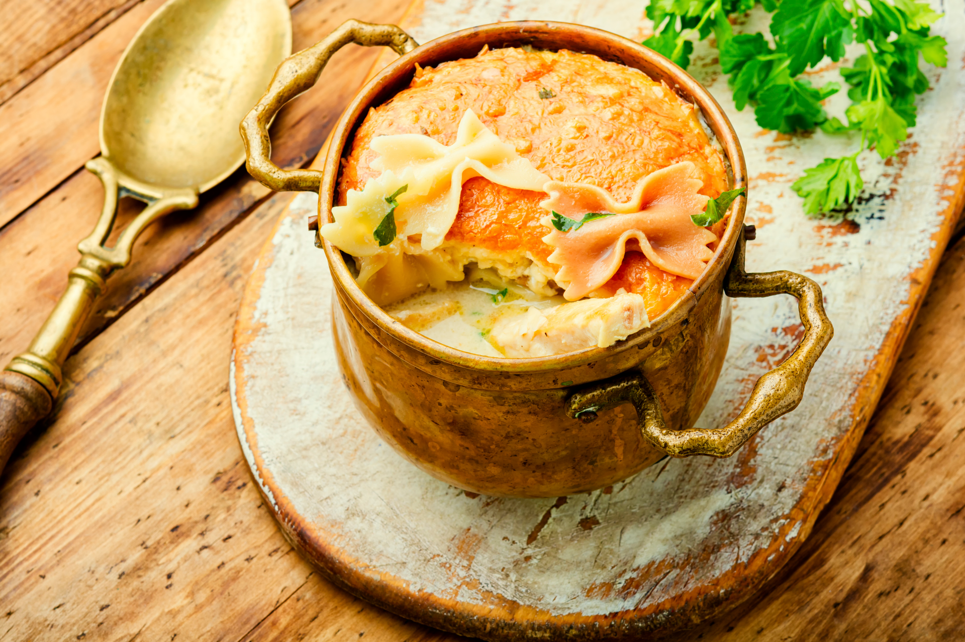 Belgian Endive and Ham Gratin with Mornay Sauce