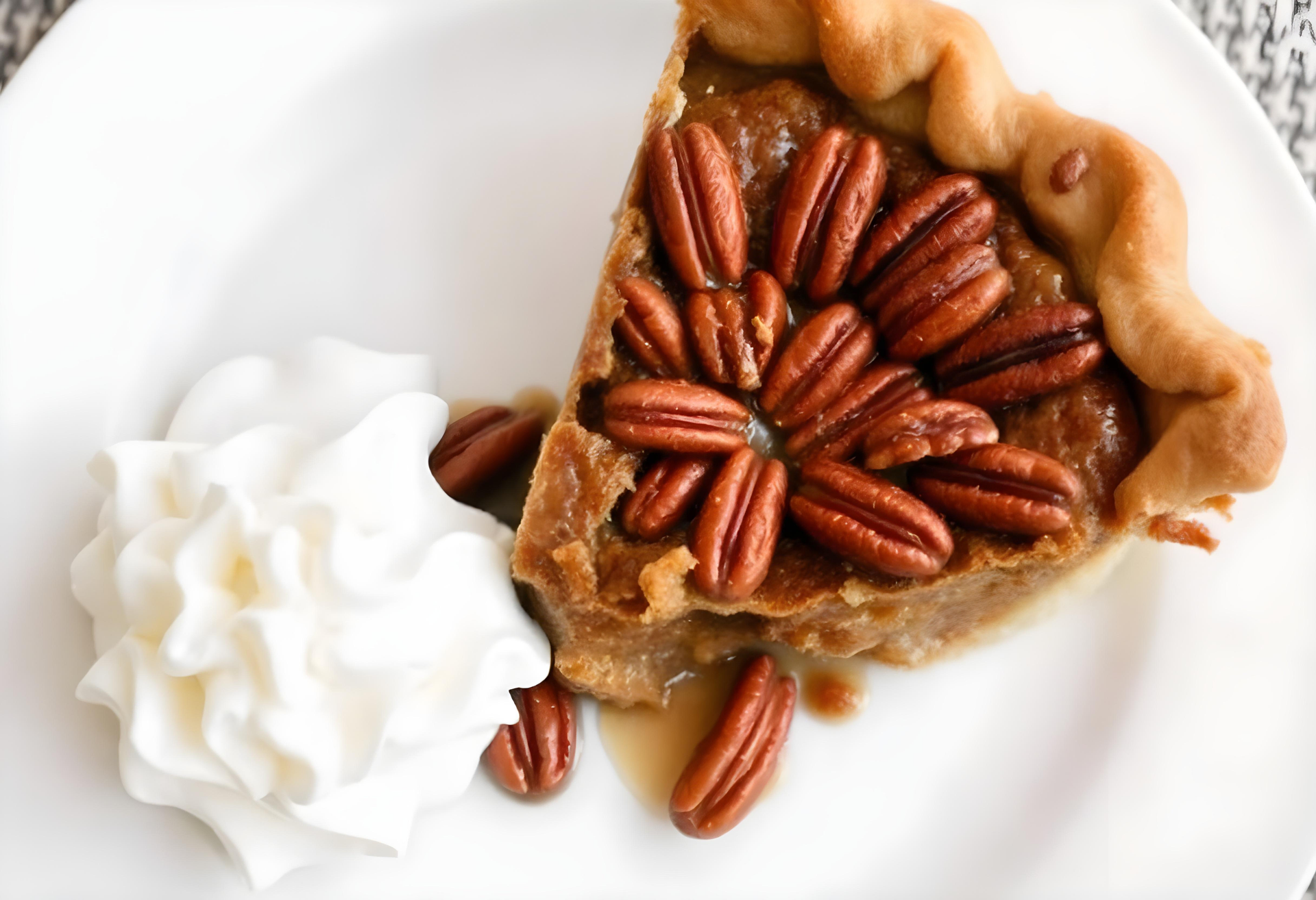 Bourbon-Infused Southern Pecan Pie with Maple Whipped Cream