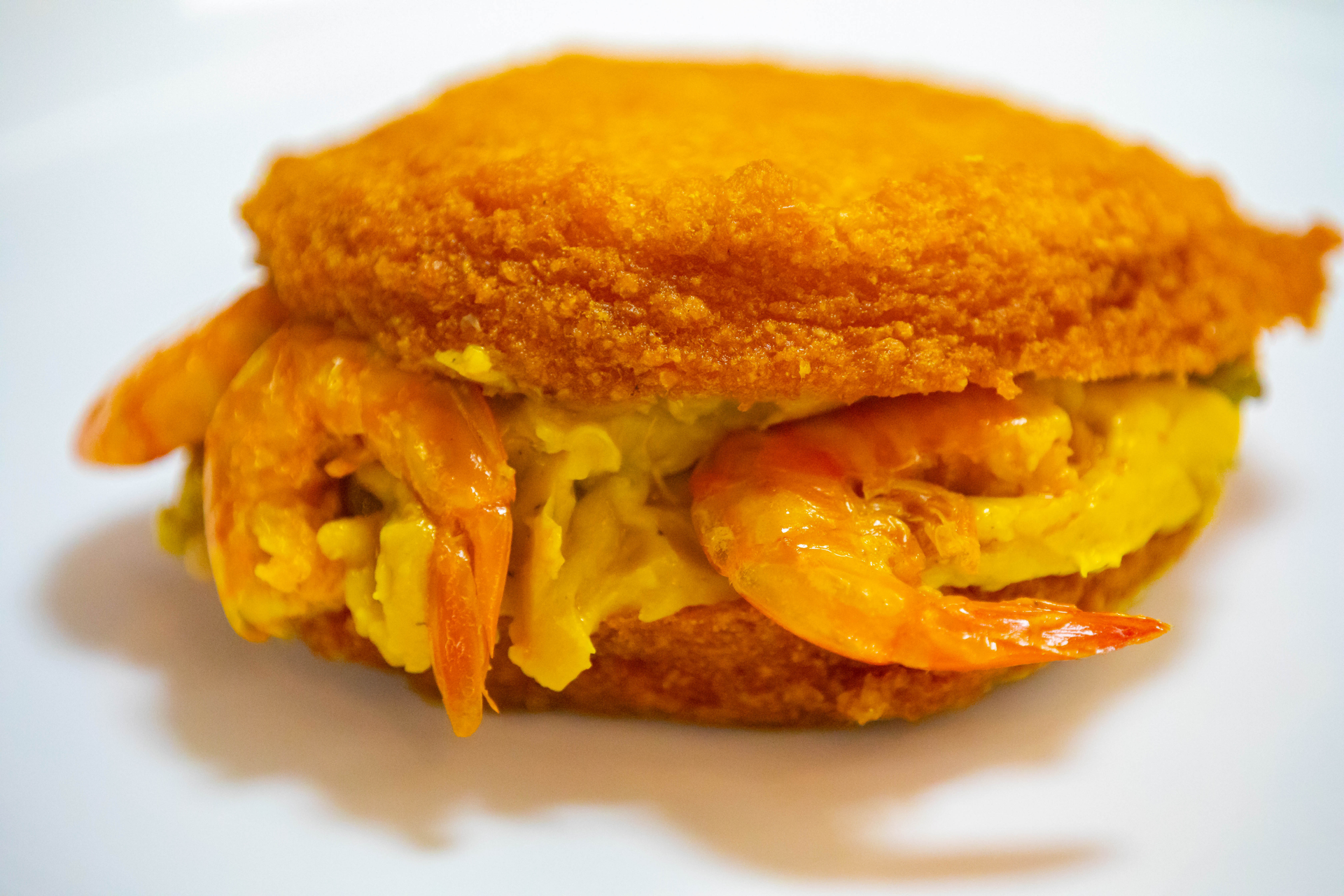 Brazilian Acarajé with Vatapá and Shrimp