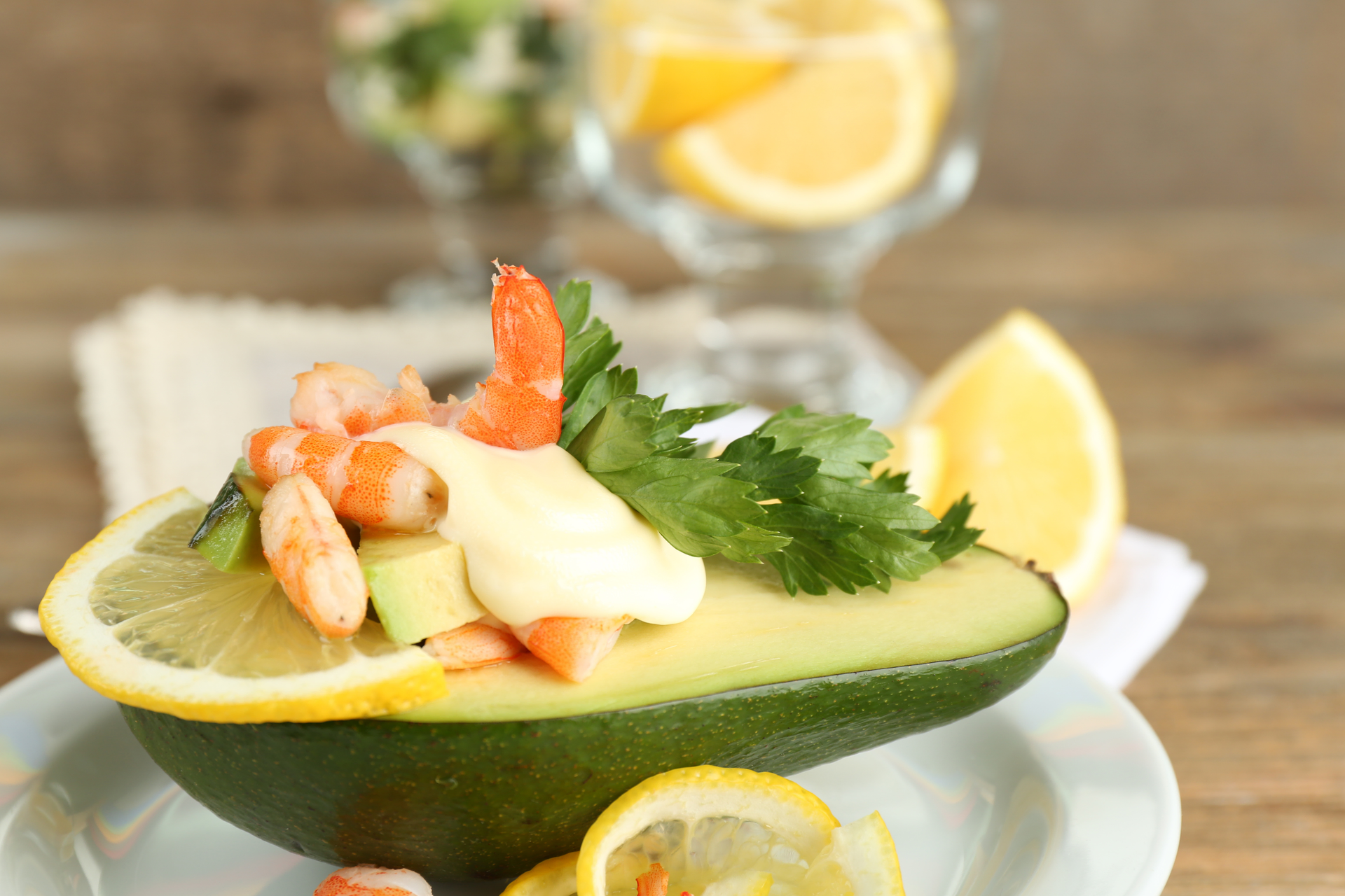Brazilian Avocado and Shrimp Ceviche with Citrus Dressing