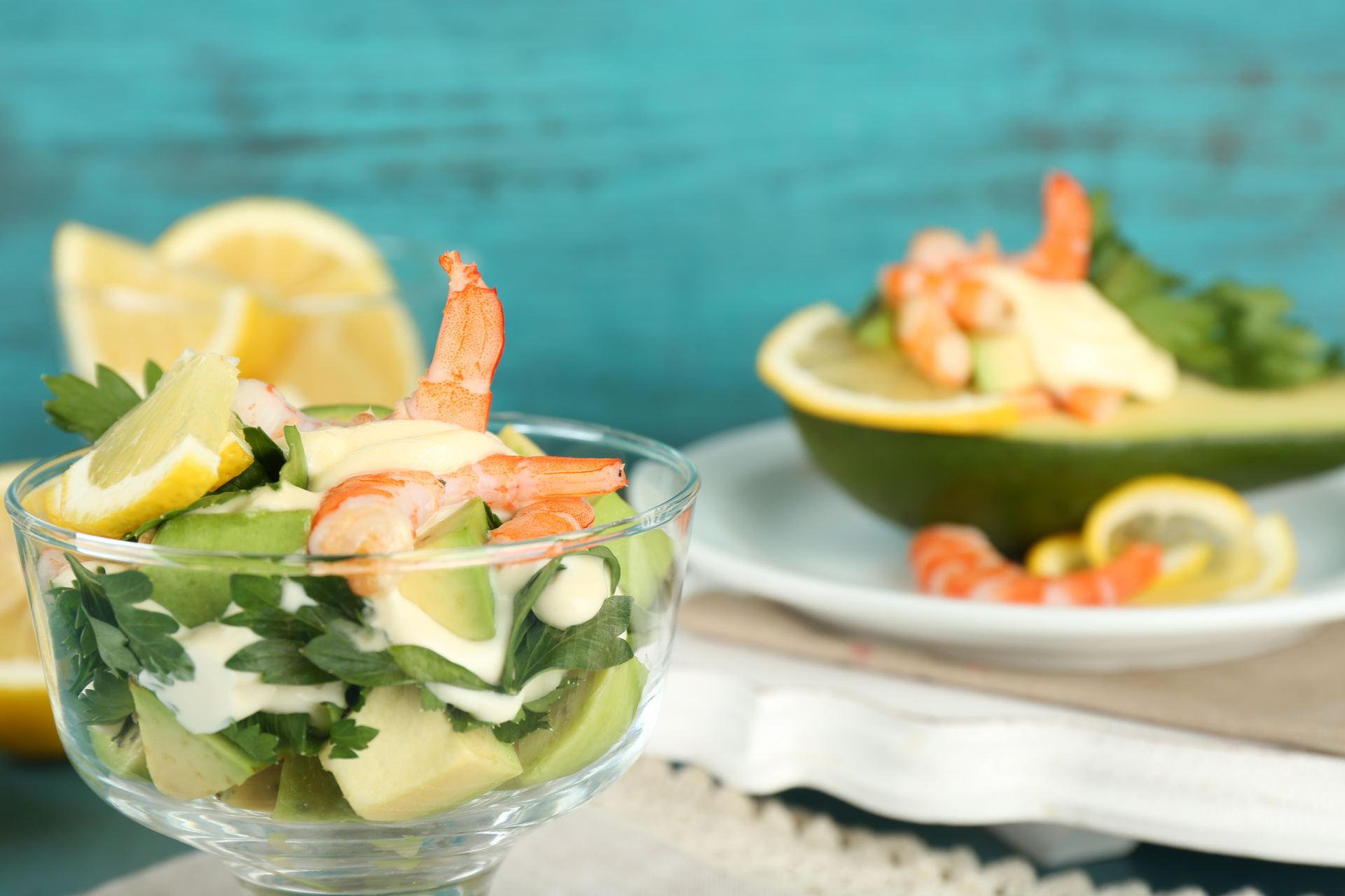 Brazilian Avocado and Shrimp Ceviche with Citrus Dressing