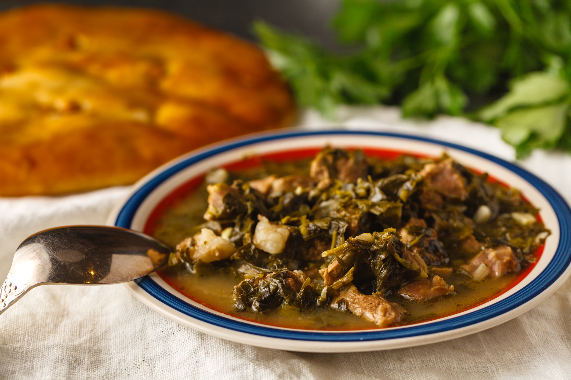 Brazilian Feijoada with Orange and Collard Greens