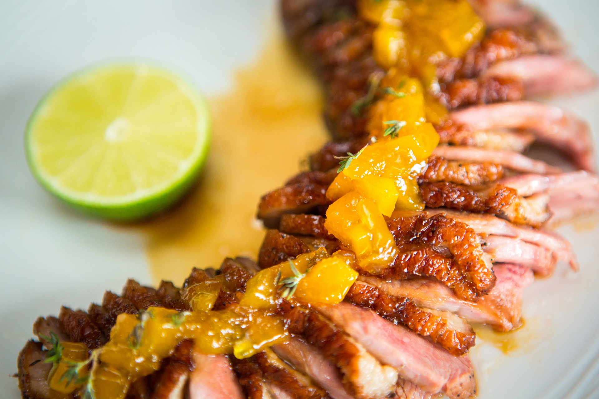 Brazilian Guava Glazed Pork Ribs with Passionfruit BBQ