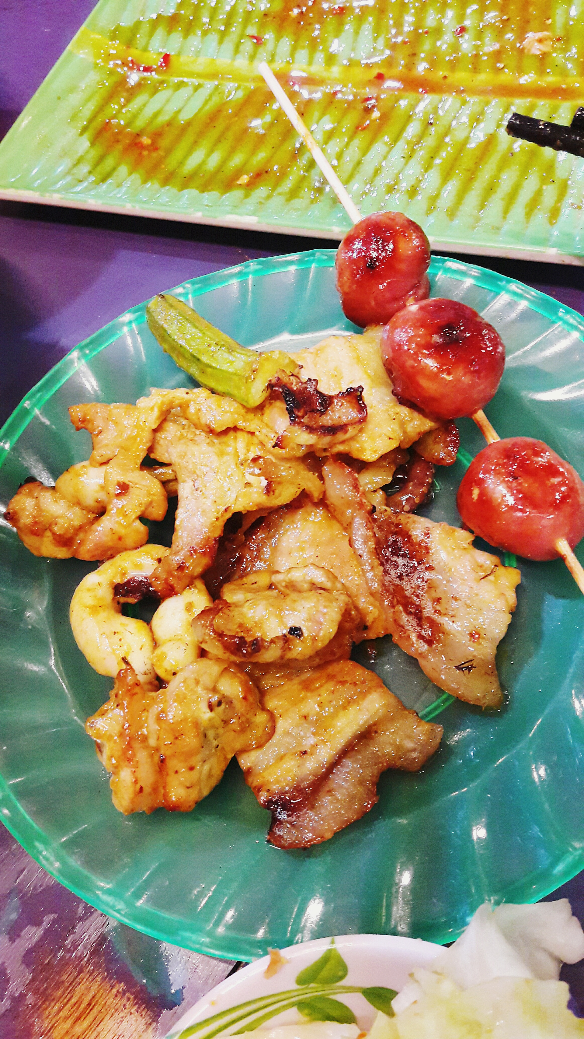 Brazilian Lime-Coconut Chicken with Grilled Pineapple