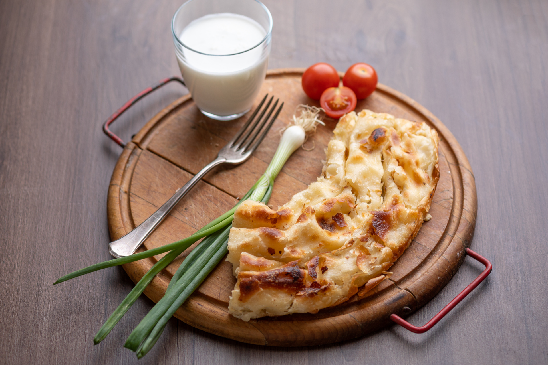 Bulgarian Banitsa with Leeks and Cheese