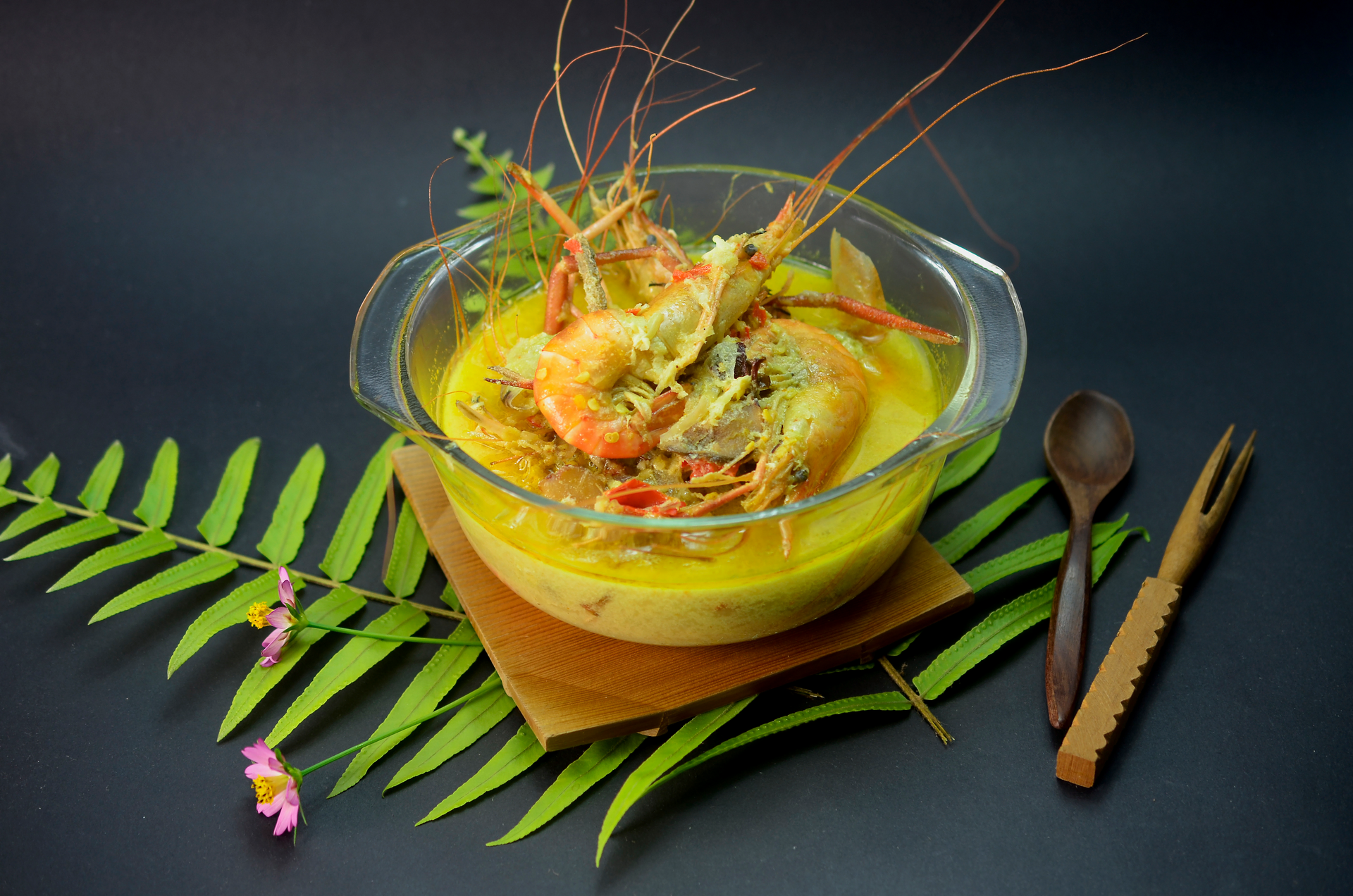 Burmese Mohinga with Lemongrass and Crispy Shallots