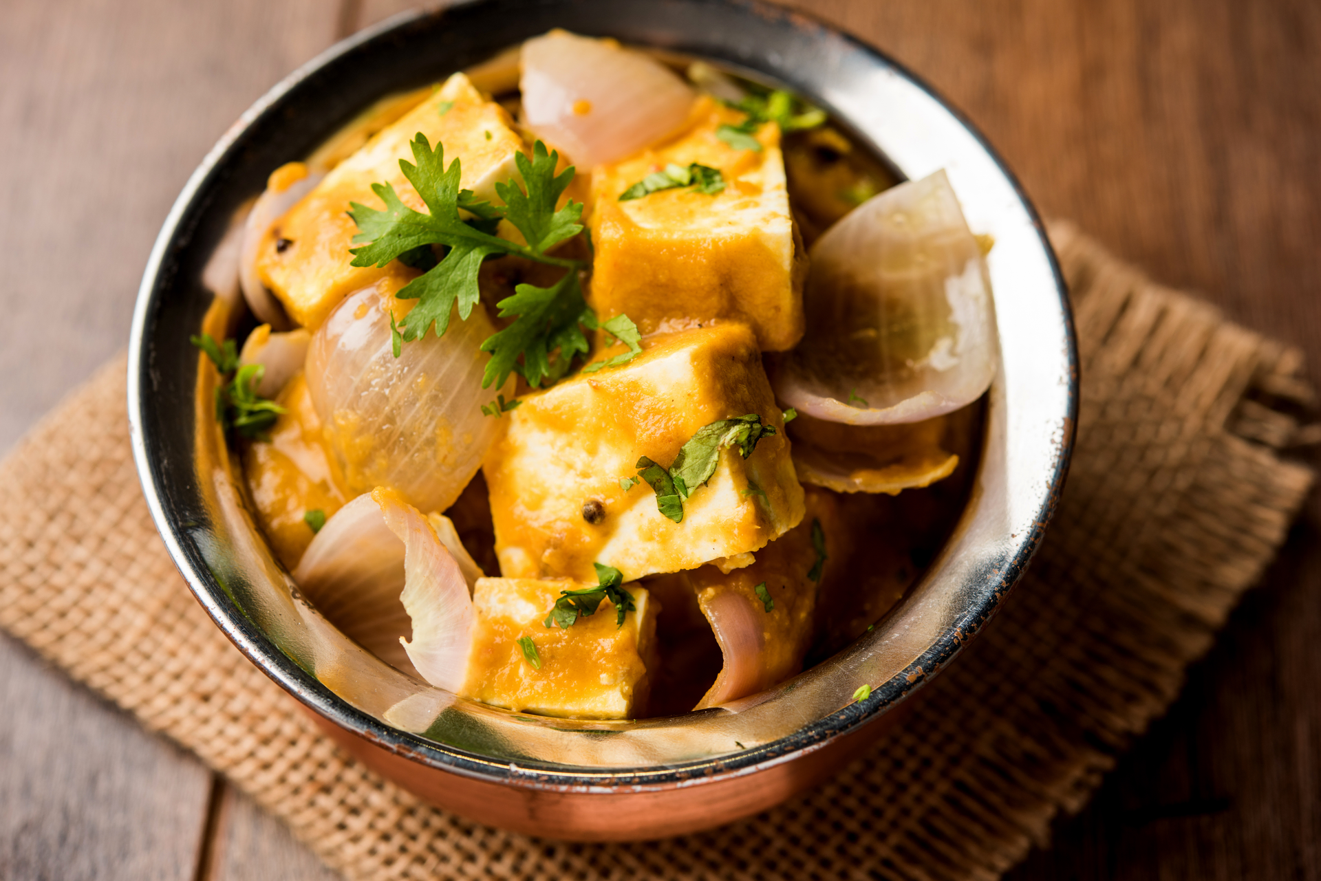 Burmese Tofu Curry with Tamarind and Turmeric