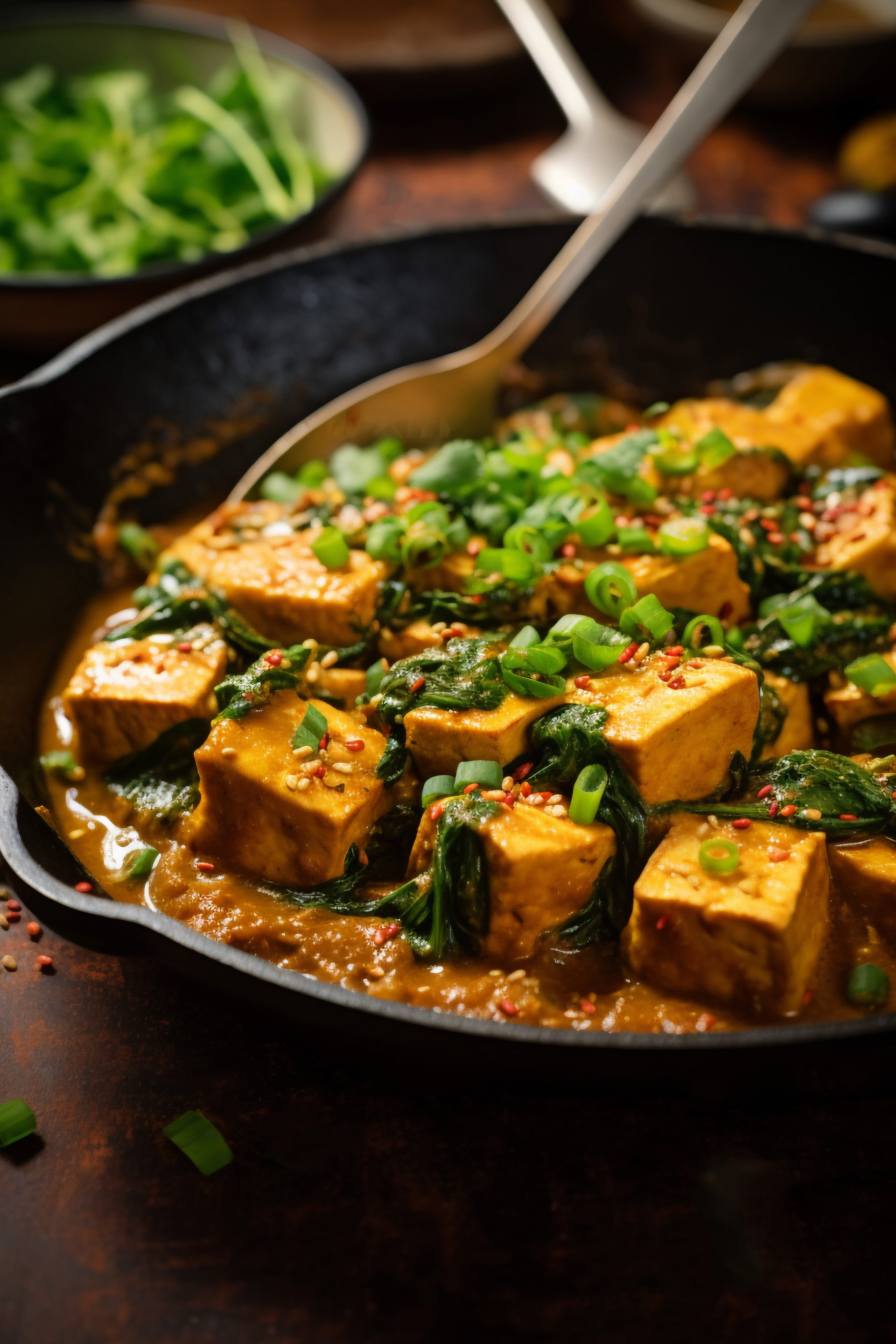 Burmese Tomato Tofu Curry with Lemongrass