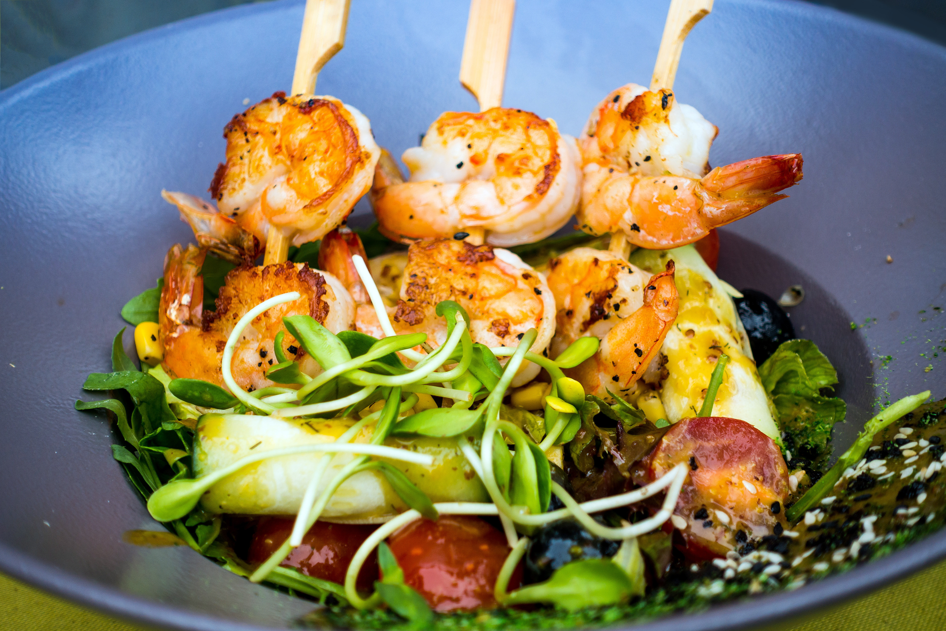 Cajun Blackened Shrimp with Creole Corn Salad