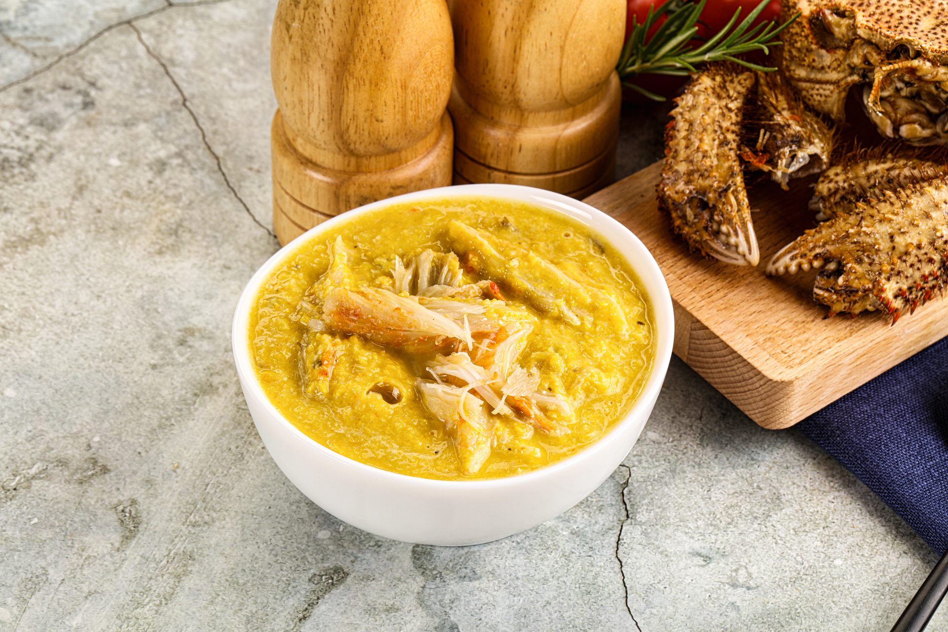 Caribbean Callaloo Soup with Crab and Coconut Milk