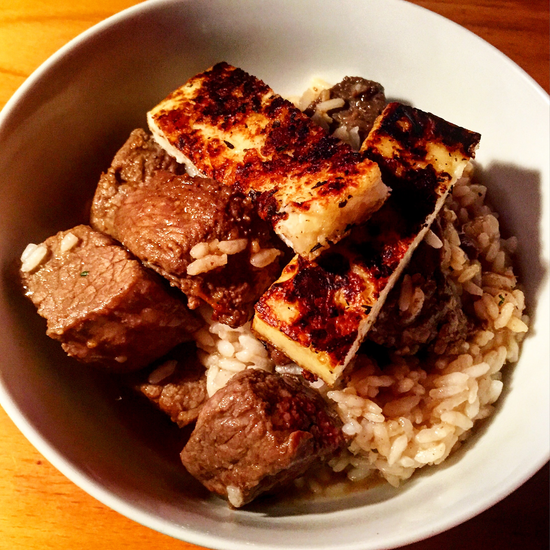 Caribbean Ginger Beer Braised Beef Brisket with Cilantro Rice