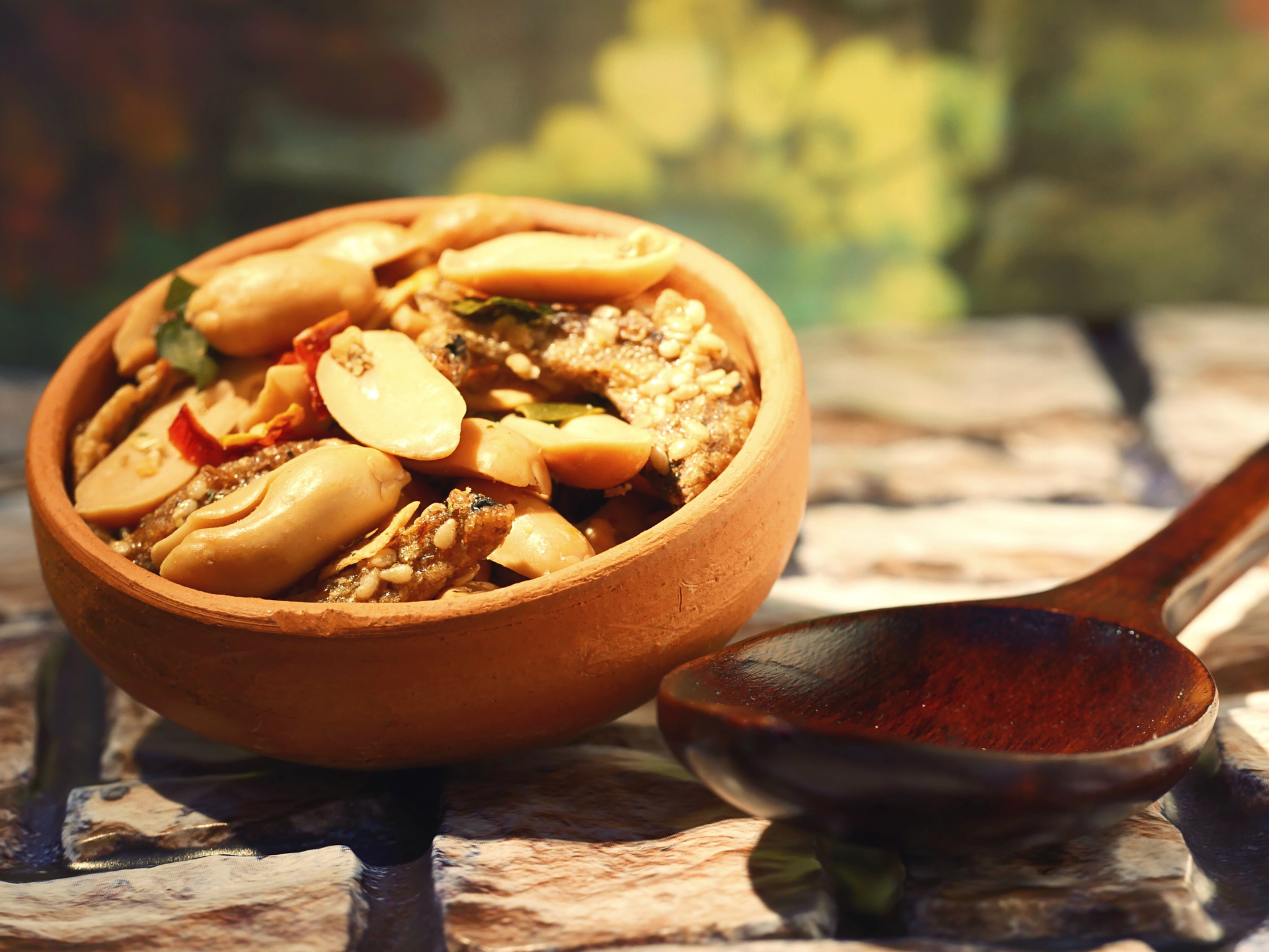Caribbean Pepper Pot Stew with Cashews and Cowpeas