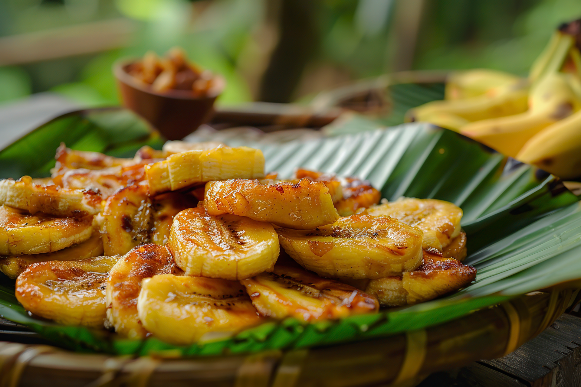 Caribbean Plantain Tostones with Coconut Shrimp Salsa