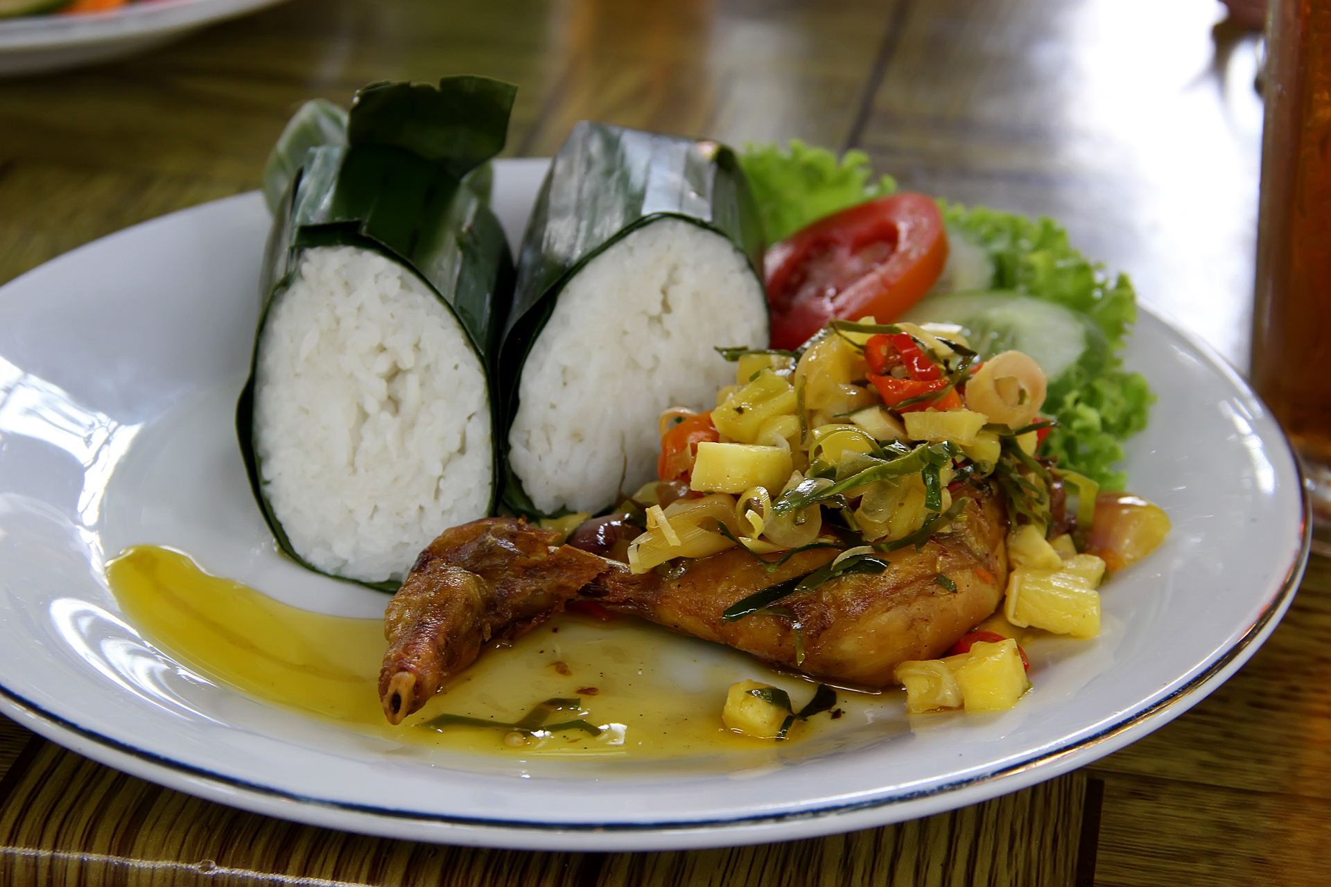 Caribbean Rum-Glazed Duck with Banana Chutney