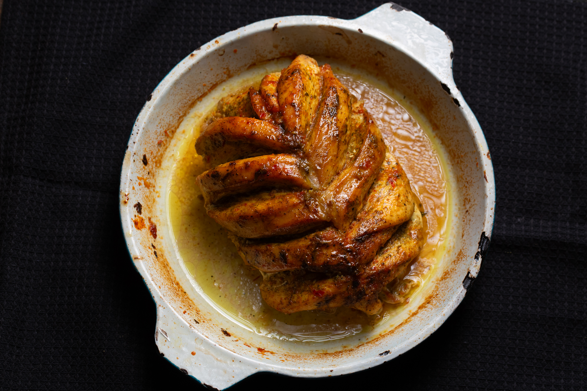 Caribbean Rum-Glazed Duck with Banana Chutney