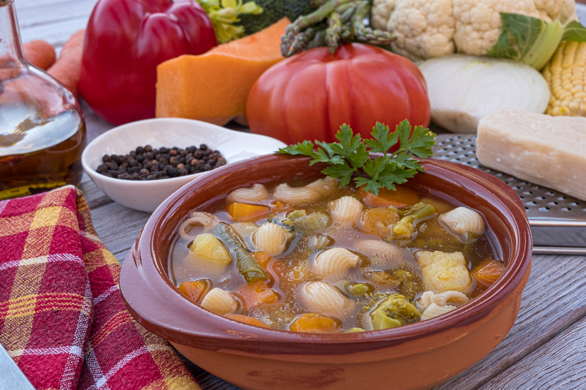 Catalan Escudella i Carn d'Olla with Winter Vegetables