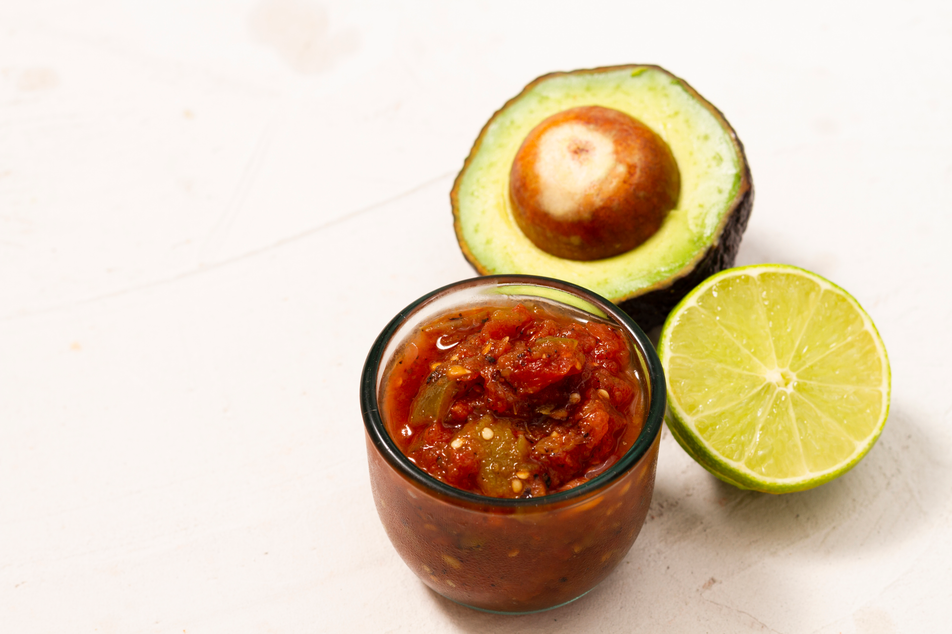 Chilean Pebre Sauce with Hass Avocado and Fresh Lime