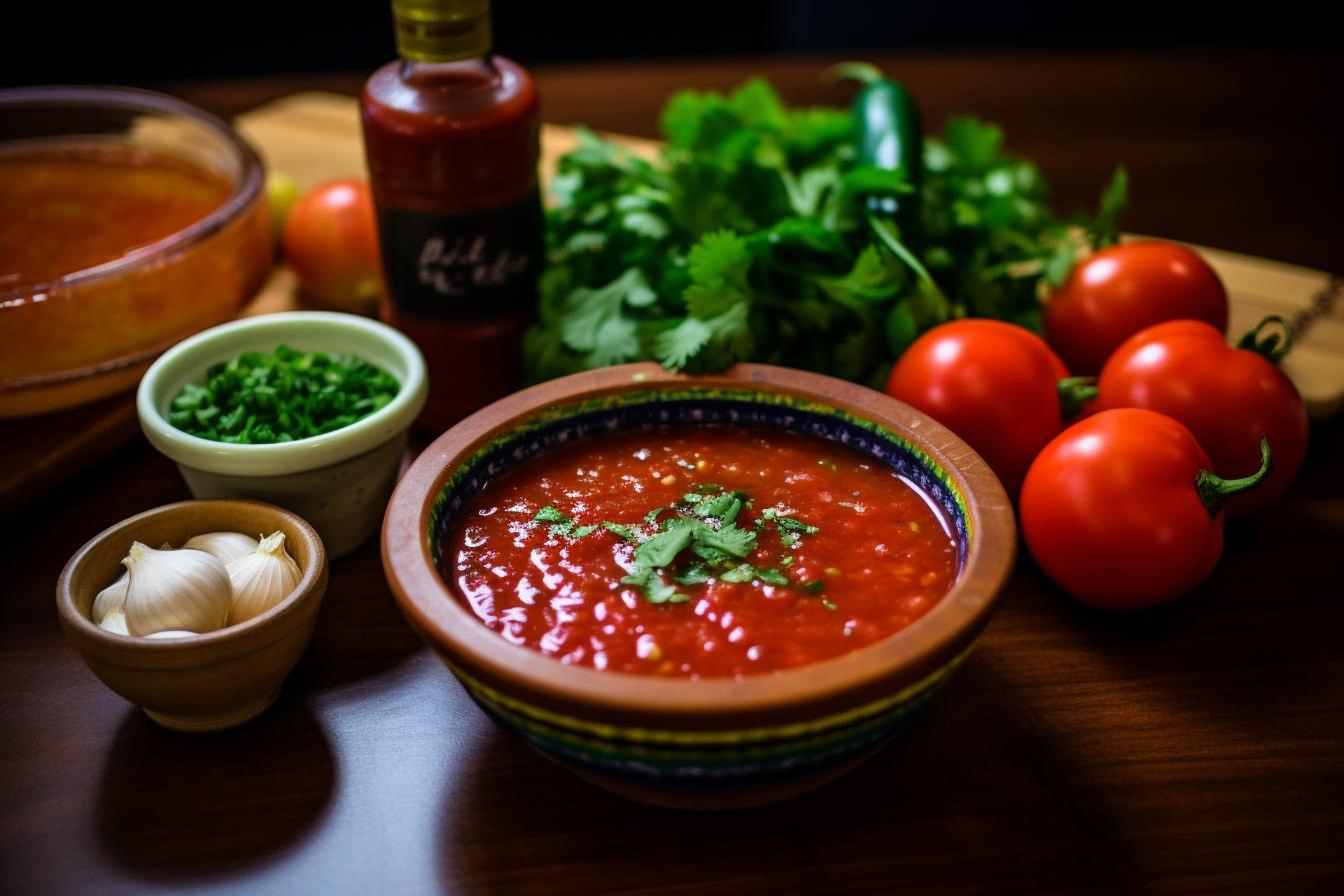 Chilean Pebre Sauce with Tomato and Coriander