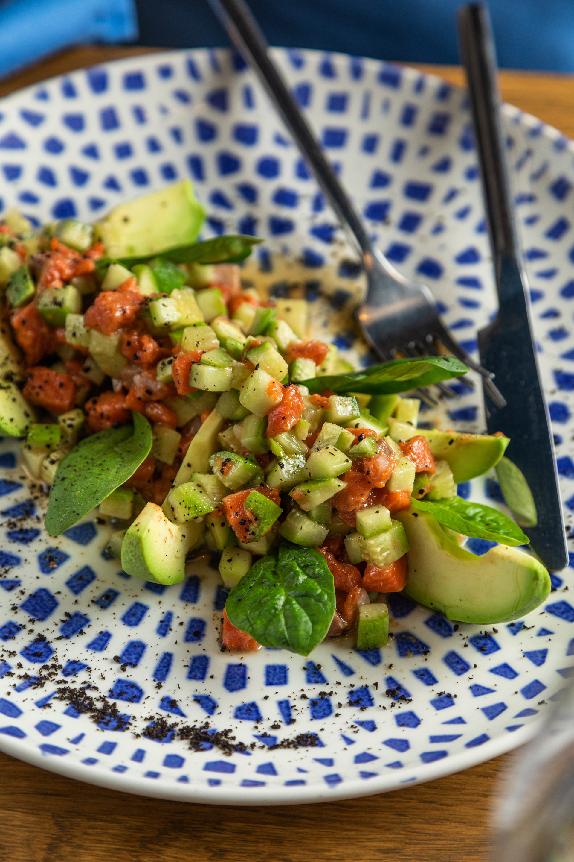 Chilean Quinoa Salad with Aji Verde and Avocado