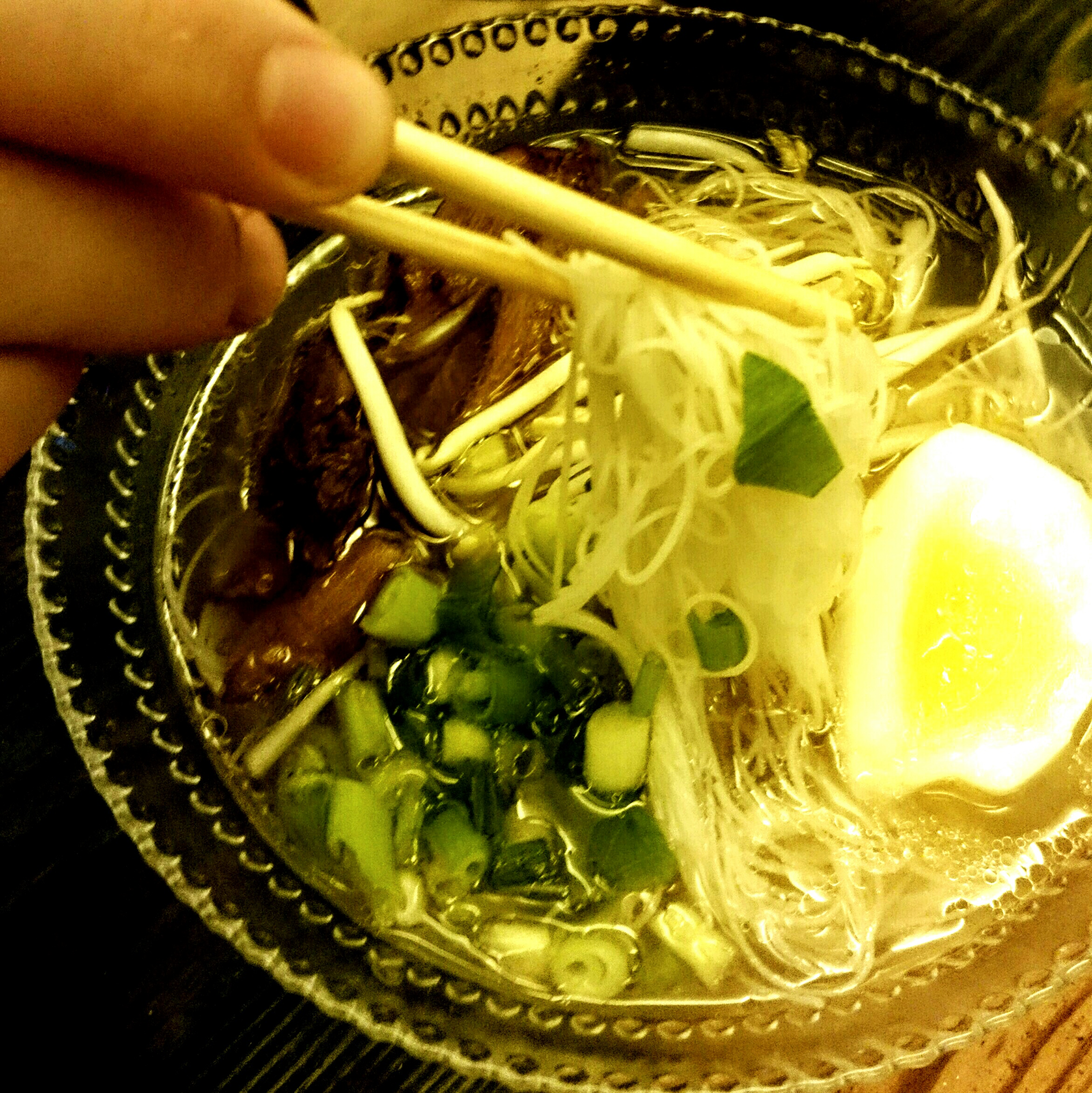 Citrus-Ginger Japanese Udon Noodles with Scallion and Shiso