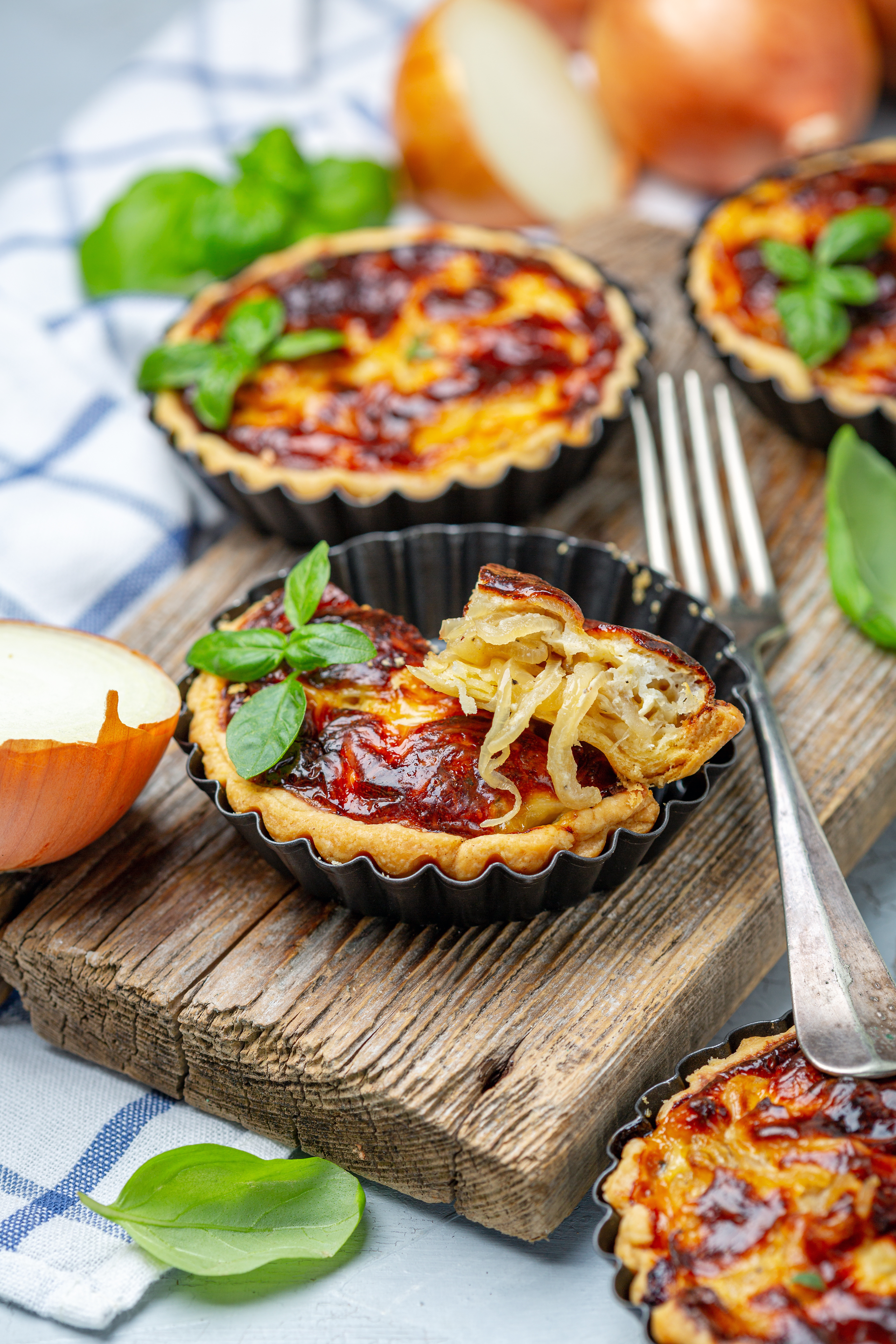 Citrus-Infused French Ratatouille Tartelette with Chevre