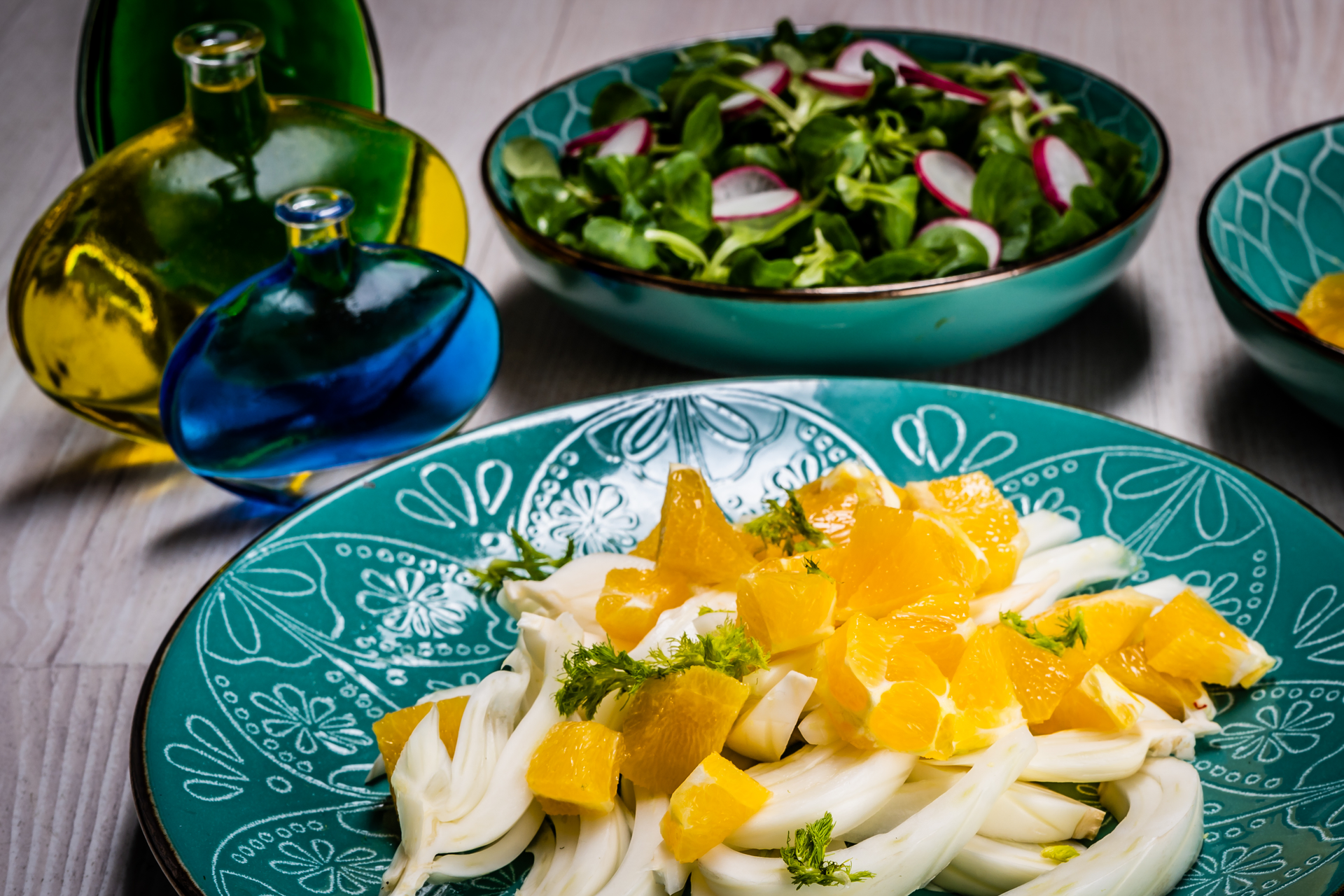 Citrusy Greek Salad with Ouzo-Infused Dressing