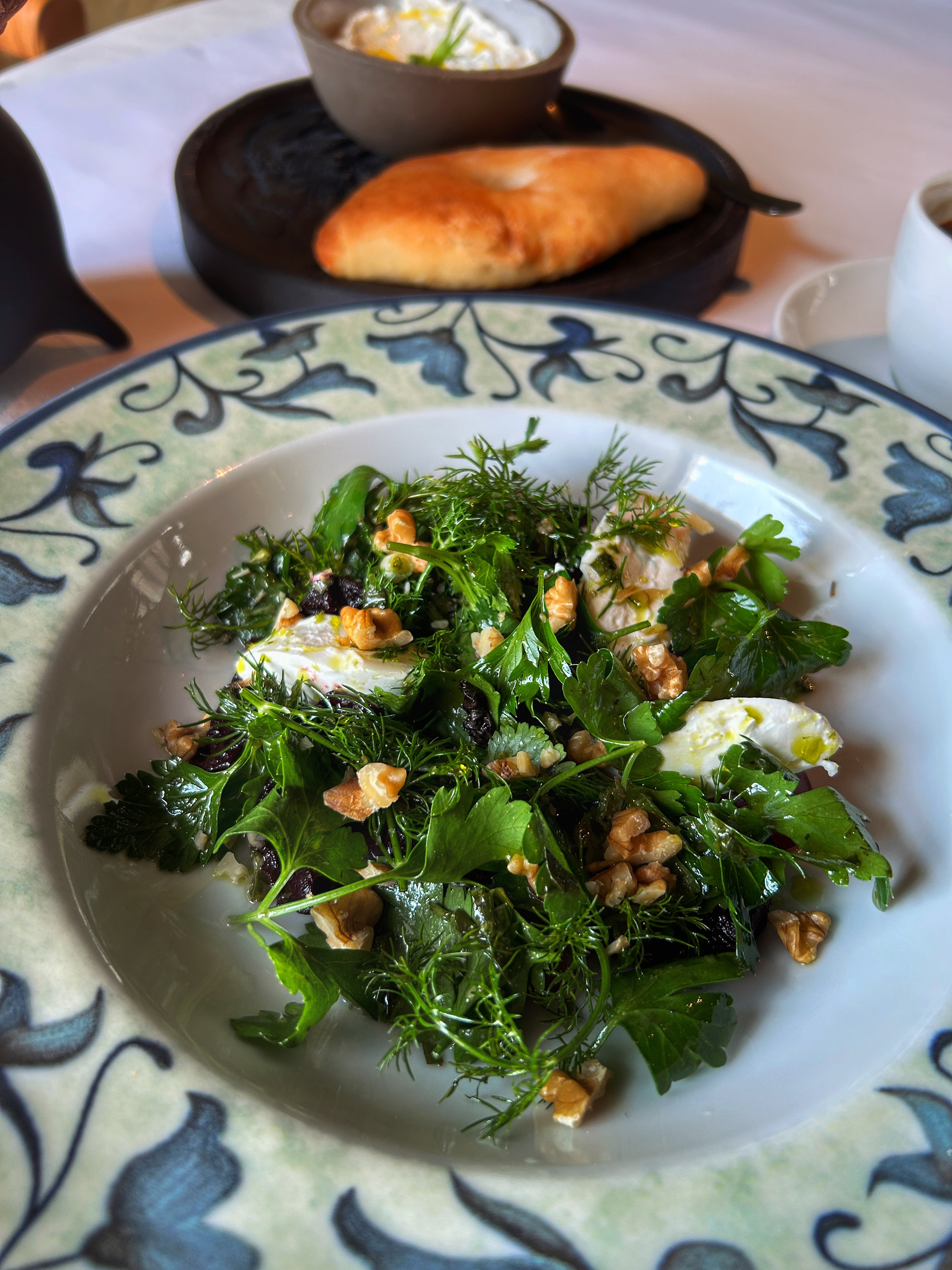 Citrusy Italian Arugula Salad with Lemon Parmigiano Dressing