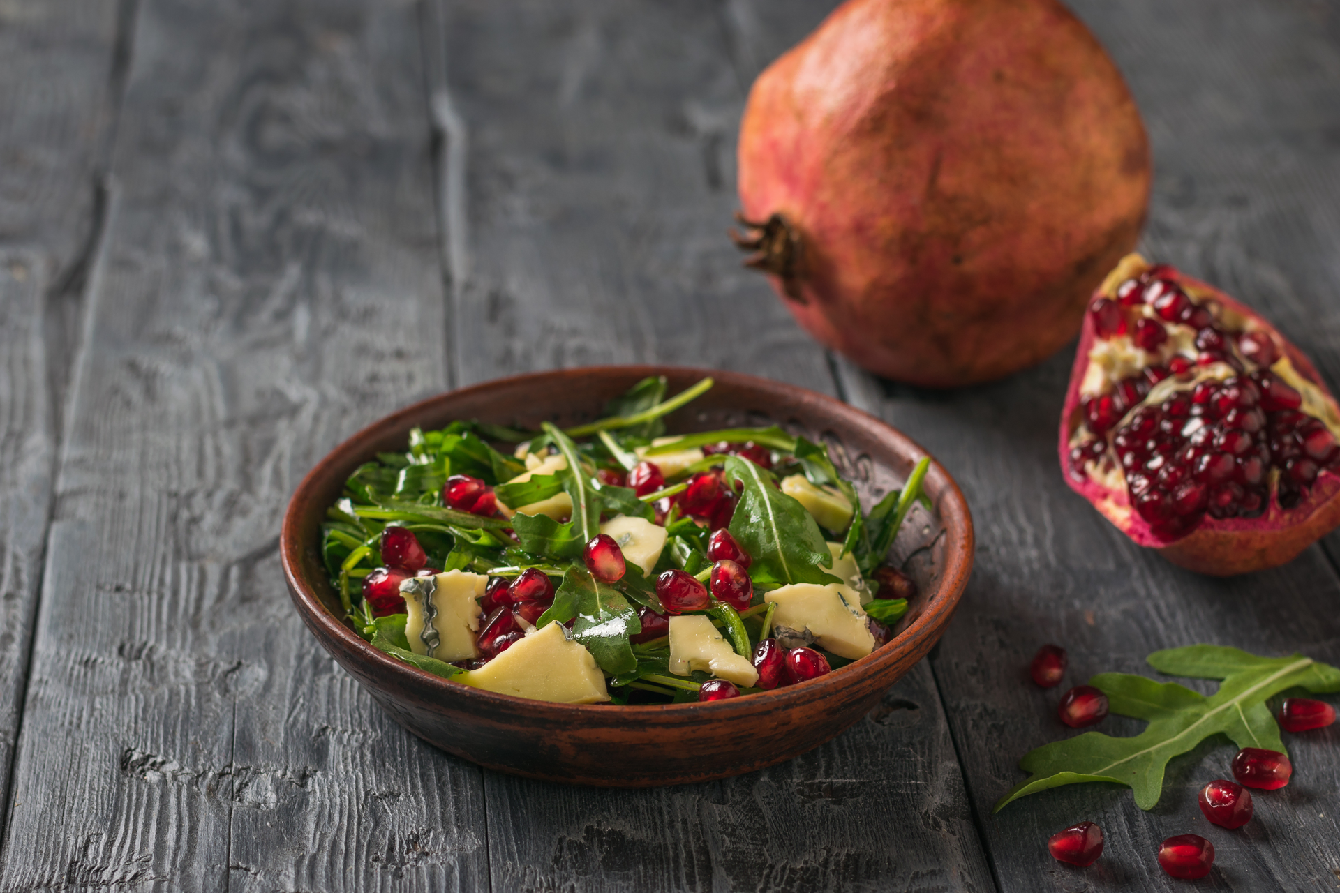 Citrusy Lebanese Fattoush with Pomegranate Dressing