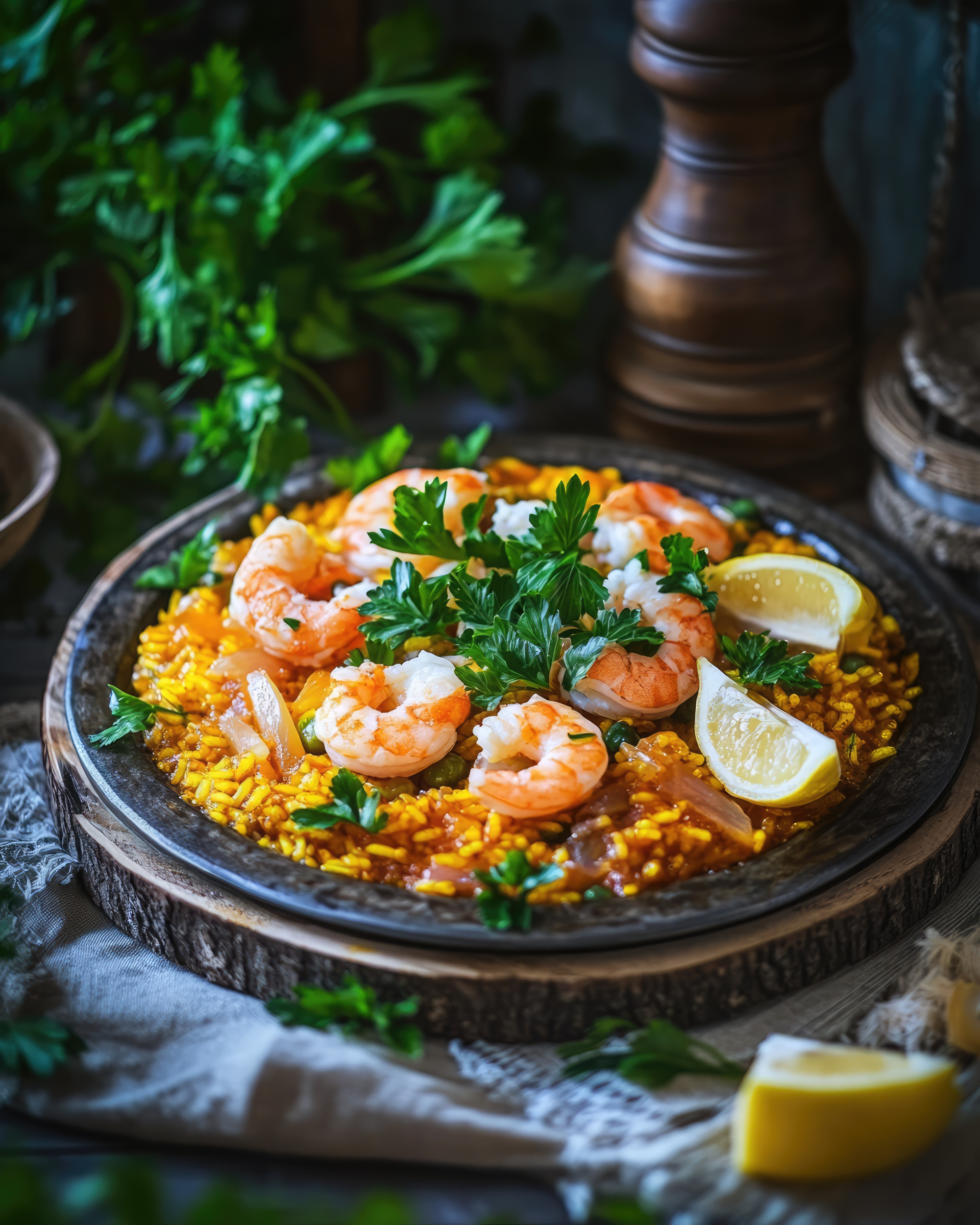 Citrusy Moroccan Chermoula Prawns with Couscous
