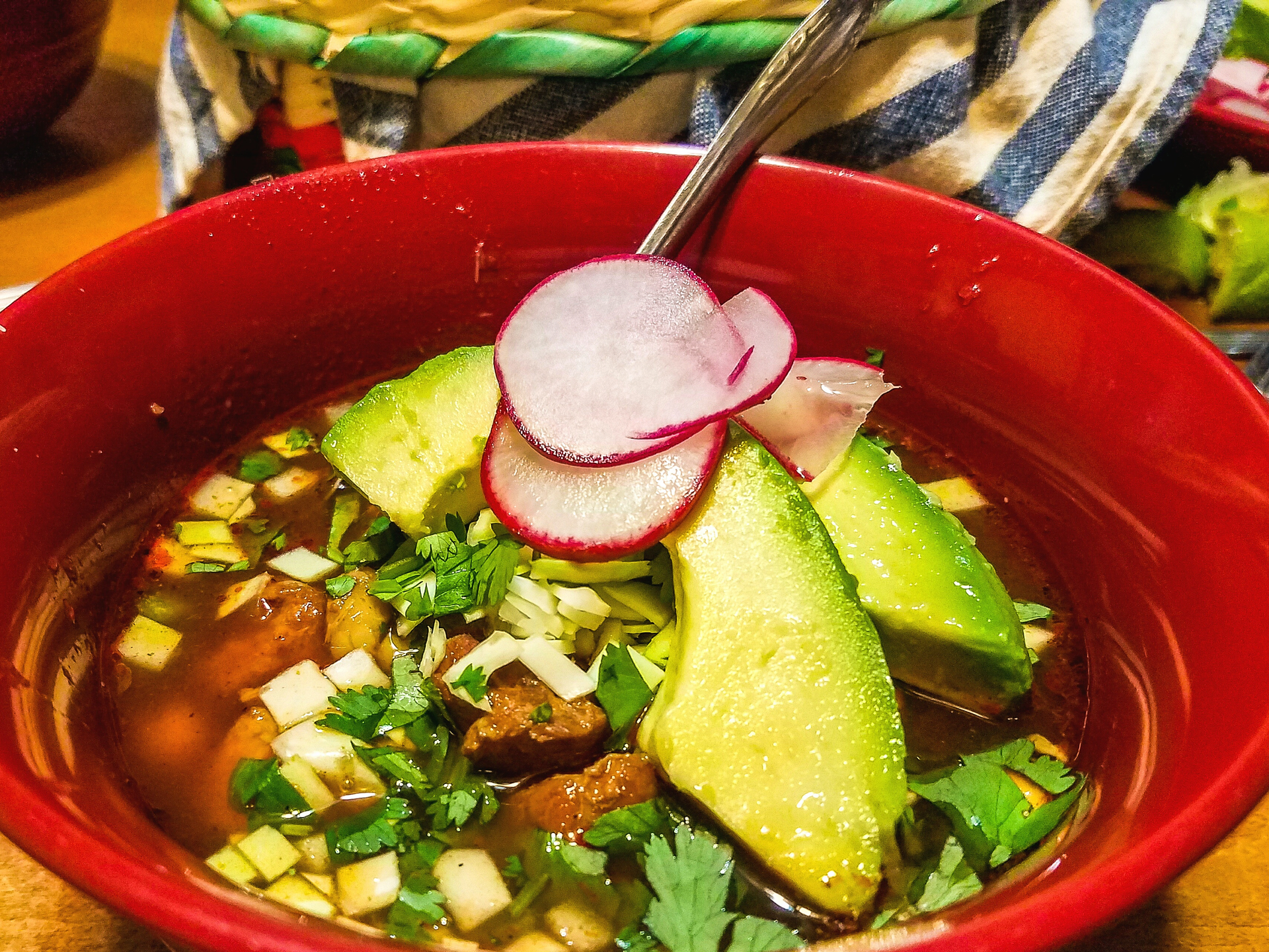 Colombian Ajiaco Bogotano with Crispy Capers and Avocado