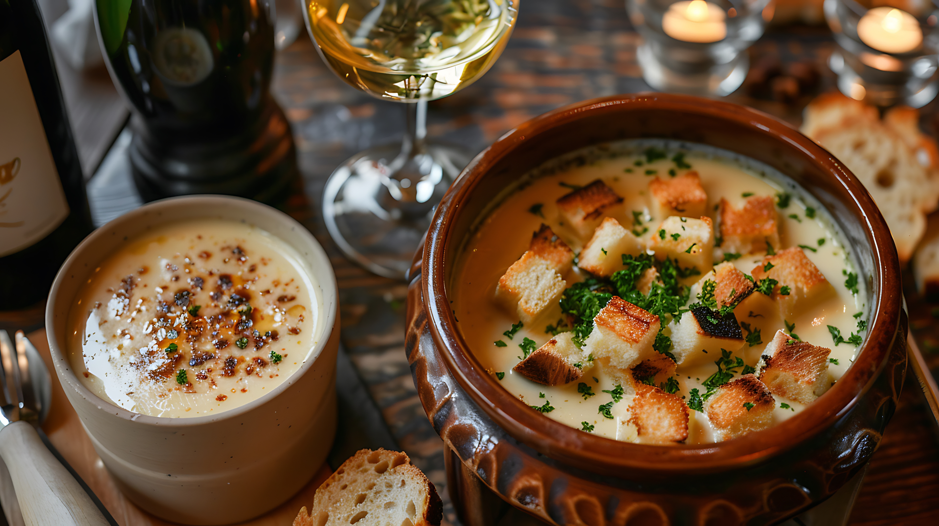 Creamy Chilean Sopa de Paila with Seafood and White Wine