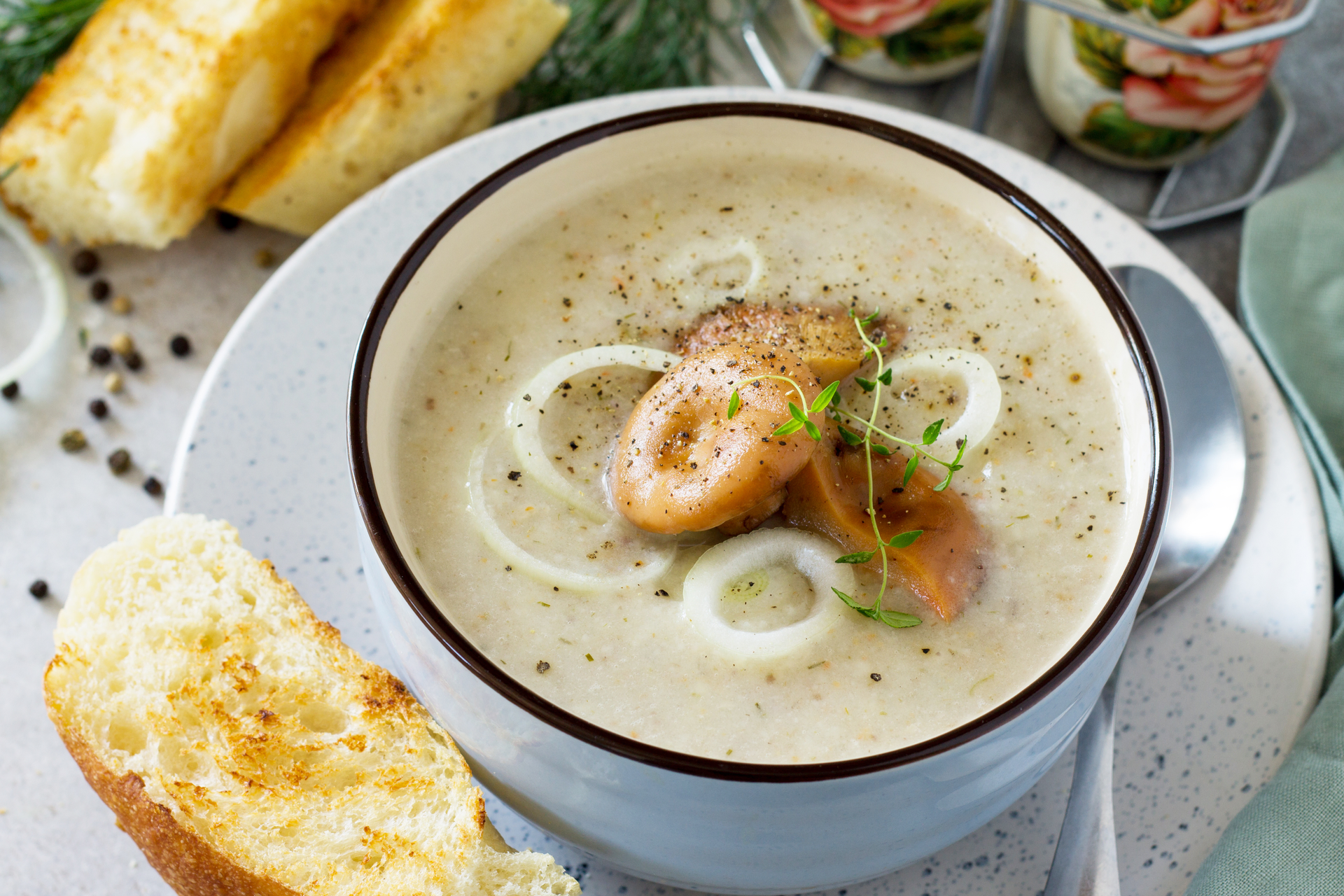 Creamy Danish Seafood Chowder with Dill and Salted Cod