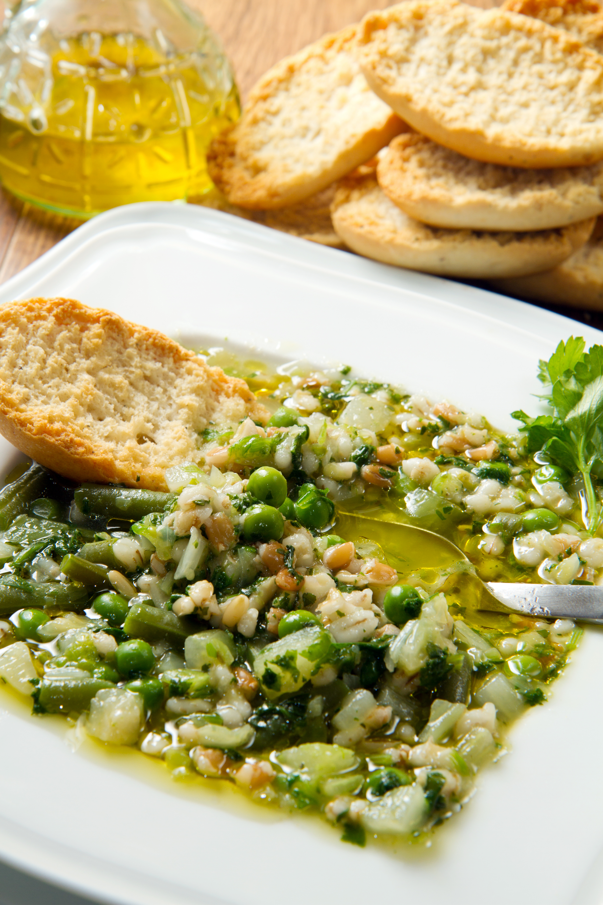 Creamy Egyptian Besara with Fava Beans and Olive Oil